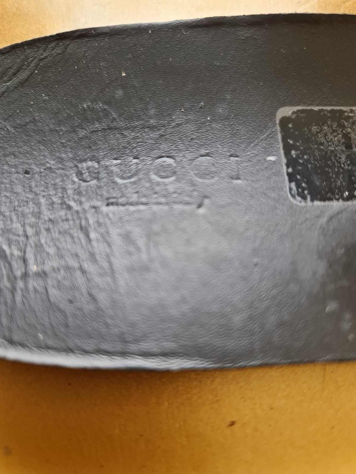 Gucci GUCCI ACE BLACK Unisex LEATHER SHOES TRAINERS SNEAKER Size US 5 / IT 35 - 8 Thumbnail