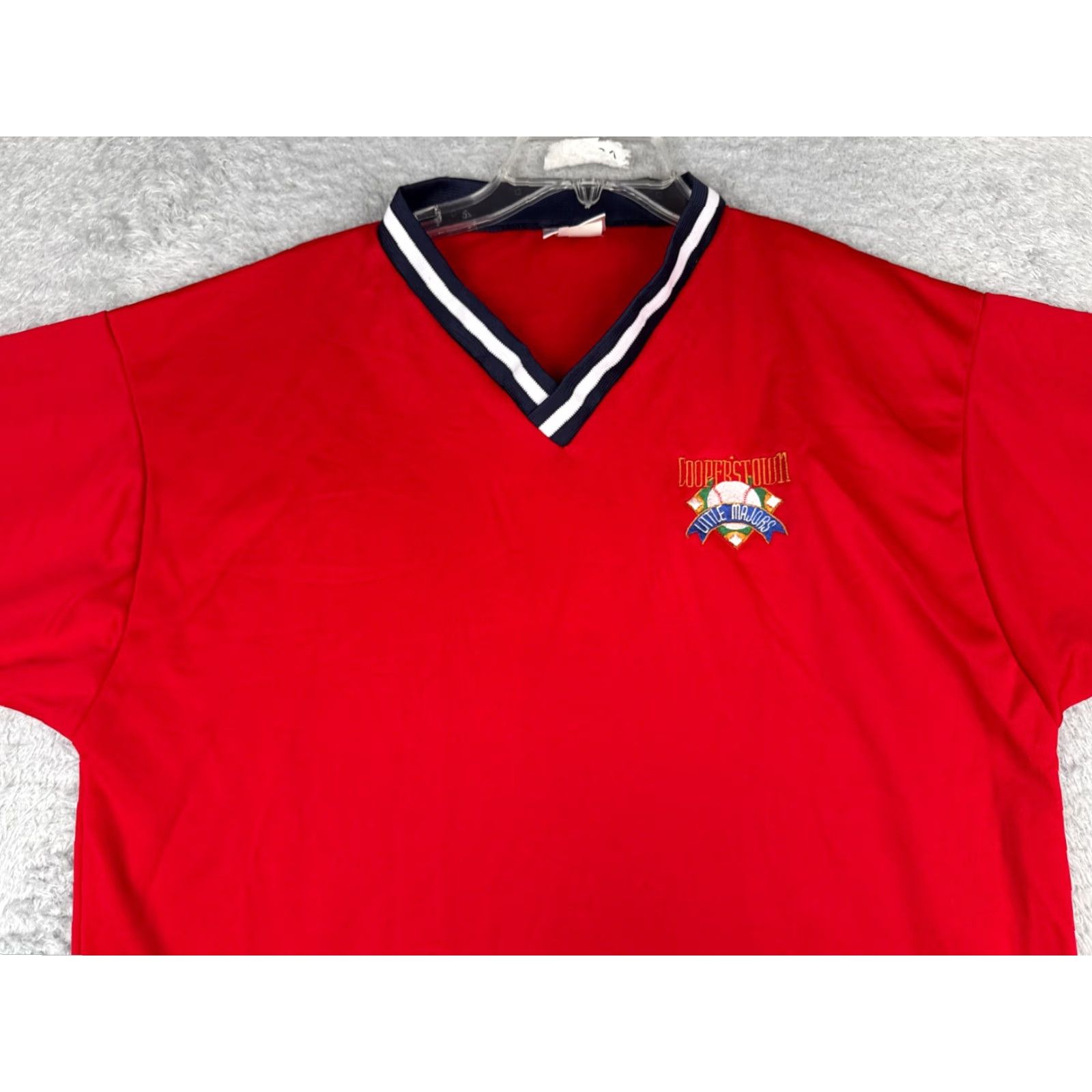 Vintage Cooperstown Dreams Park Shirt Adult Large Red V-Neck Little Majors #2 Baseball Size US L / EU 52-54 / 3 - 4 Thumbnail