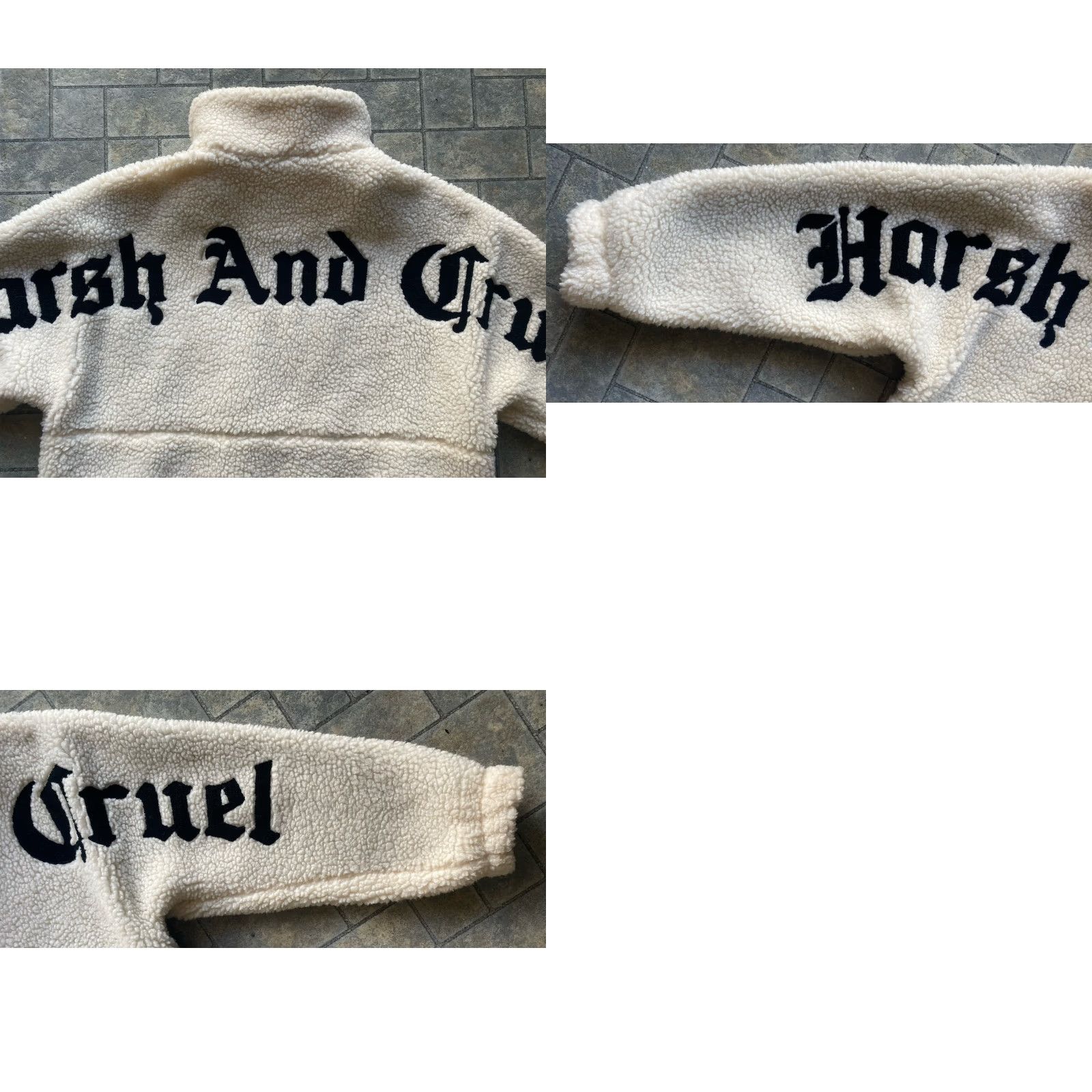 Other Harsh And Cruel Jacket Men Full Zip White Logo Size US M / EU 48-50 / 2 - 11 Thumbnail