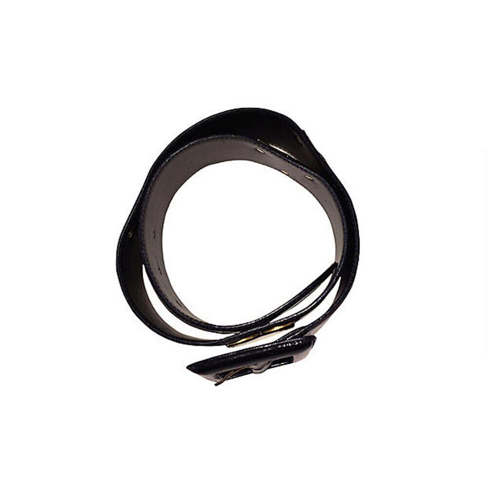 Paloma Picasso Paloma Picasso Leather Shield Belt Size ONE SIZE - 6 Thumbnail