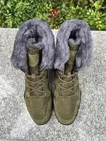 Japanese Brand Warm Winter Men Snow Boots Outdoor Suede Leather Size US 9.5 / EU 42-43 - 3 Thumbnail
