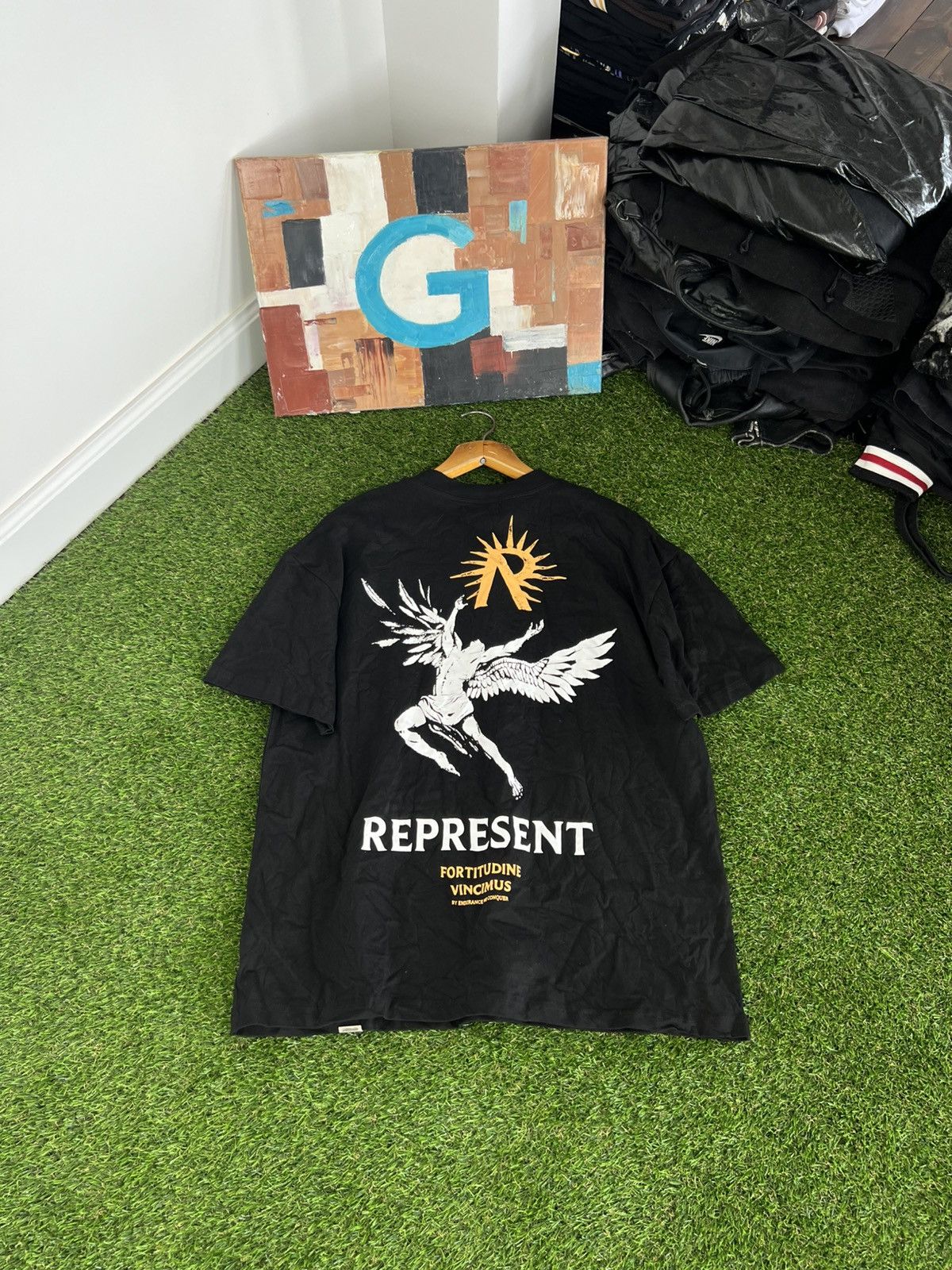 Represent Clo. Represent printed y2k streetwear Icarus t-shirt Size US L / EU 52-54 / 3 - 9 Thumbnail