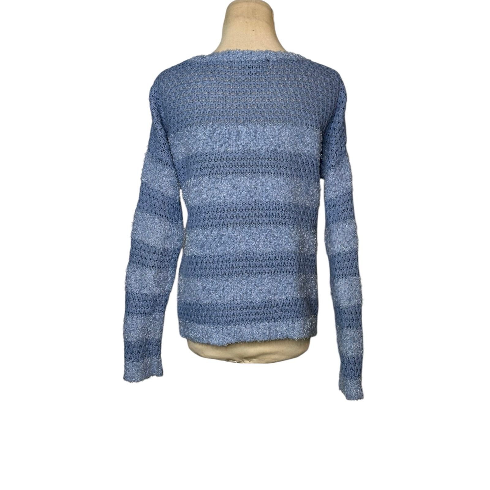 Almost Famous Almost Famous blue stripes long sleeves sweater size Small Size S / US 4 / IT 40 - 9 Thumbnail