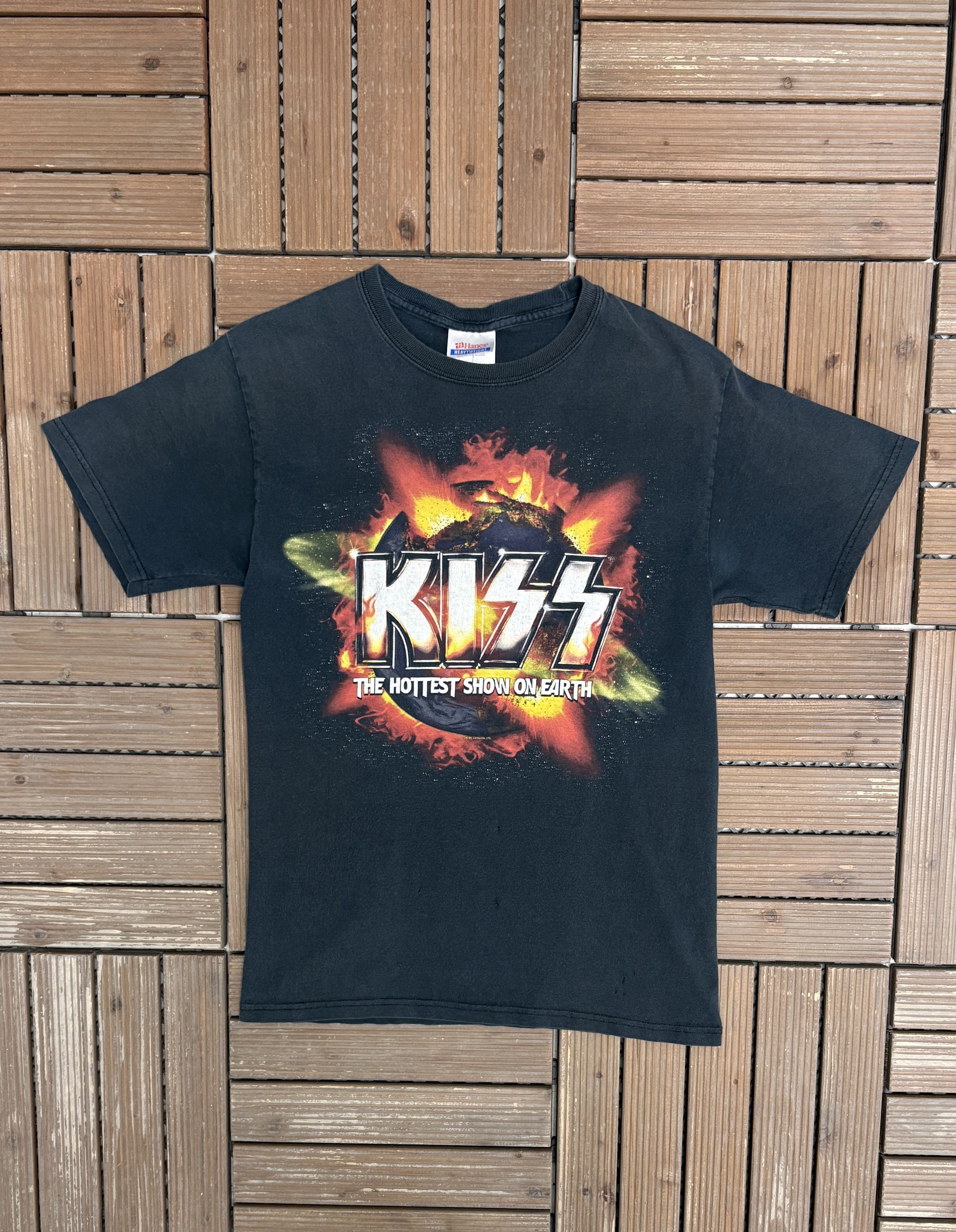 Vintage Kiss The Hottest Show On Earth Vintage Tee Size US S / EU 44-46 / 1 - 1 Thumbnail