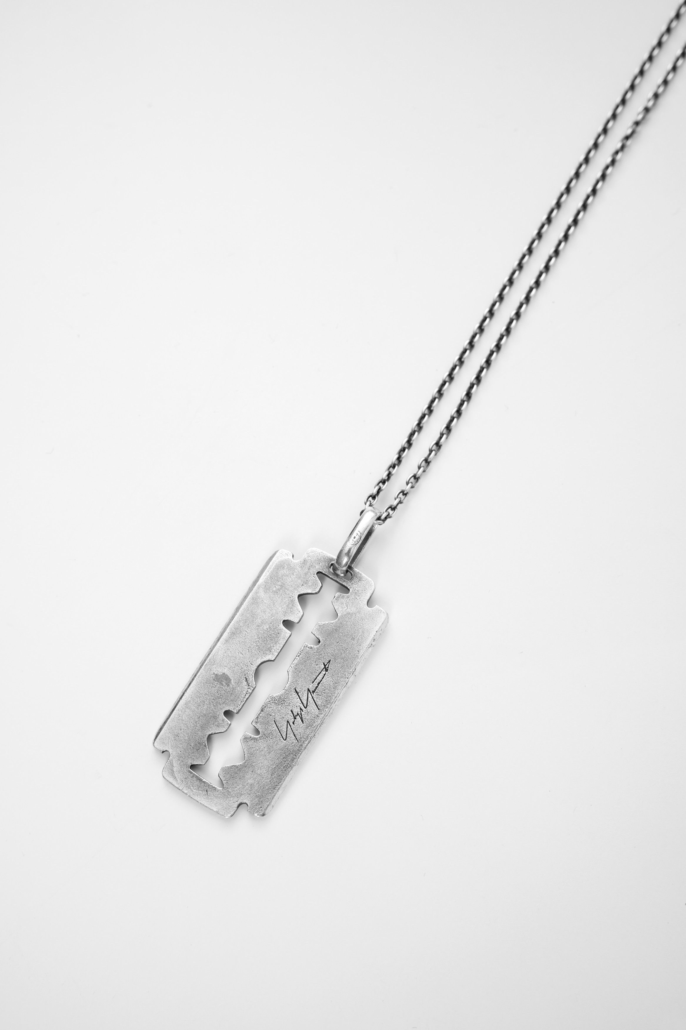 Yohji Yamamoto Yohji Yamamoto Gothic Silver Razor Necklace | Grailed