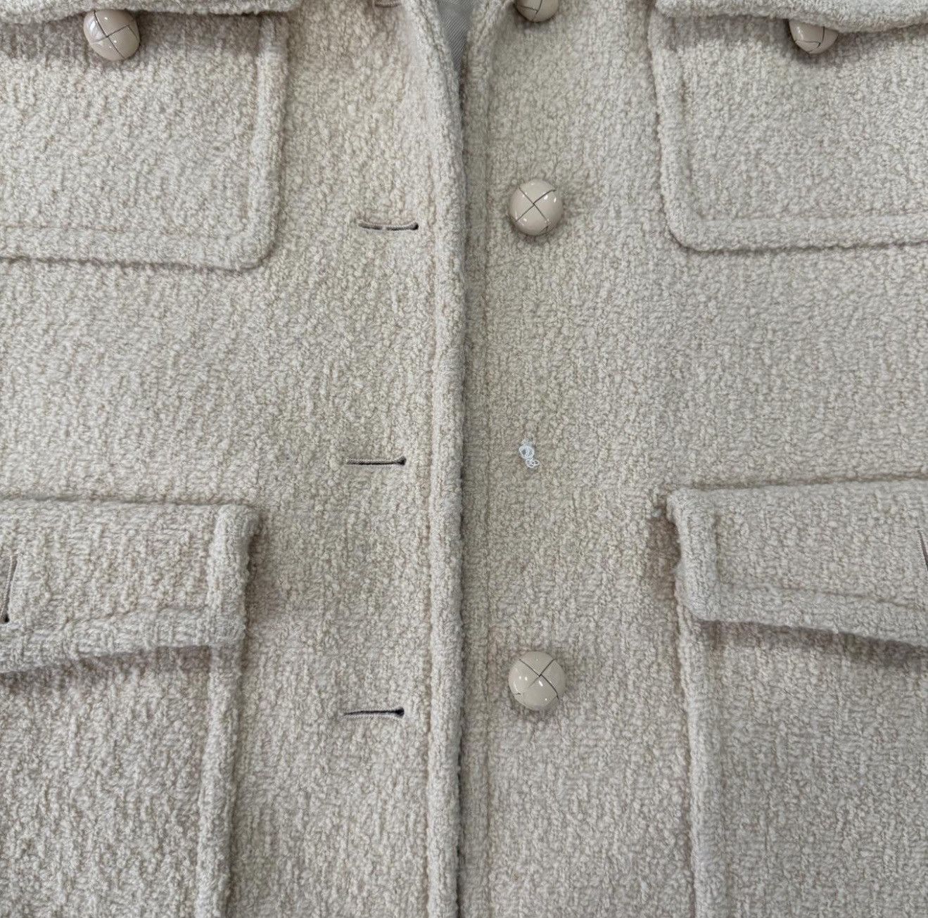 Gucci Gucci Four-Pocket Wool Bouclé Jacket - Size 36 (US 0-2) Size XS / US 0-2 / IT 36-38 - 4 Thumbnail