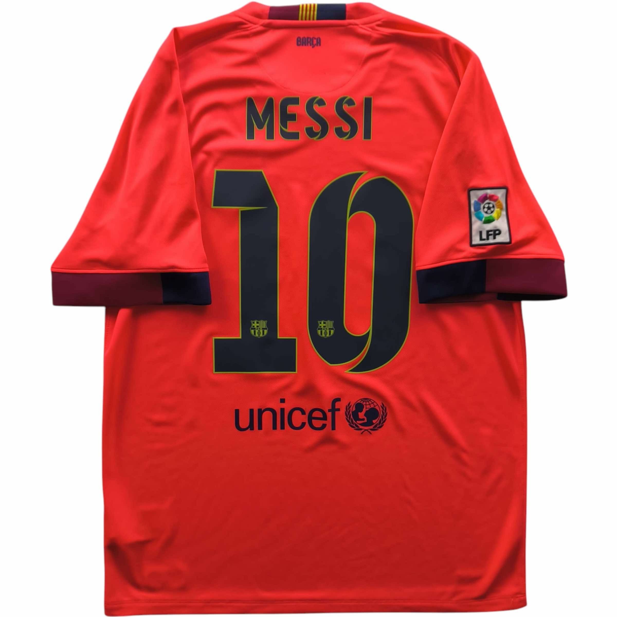 Nike FC Barcelona 2014-15 Nike away Messi football jersey size L Size US L / EU 52-54 / 3 - 1 Thumbnail