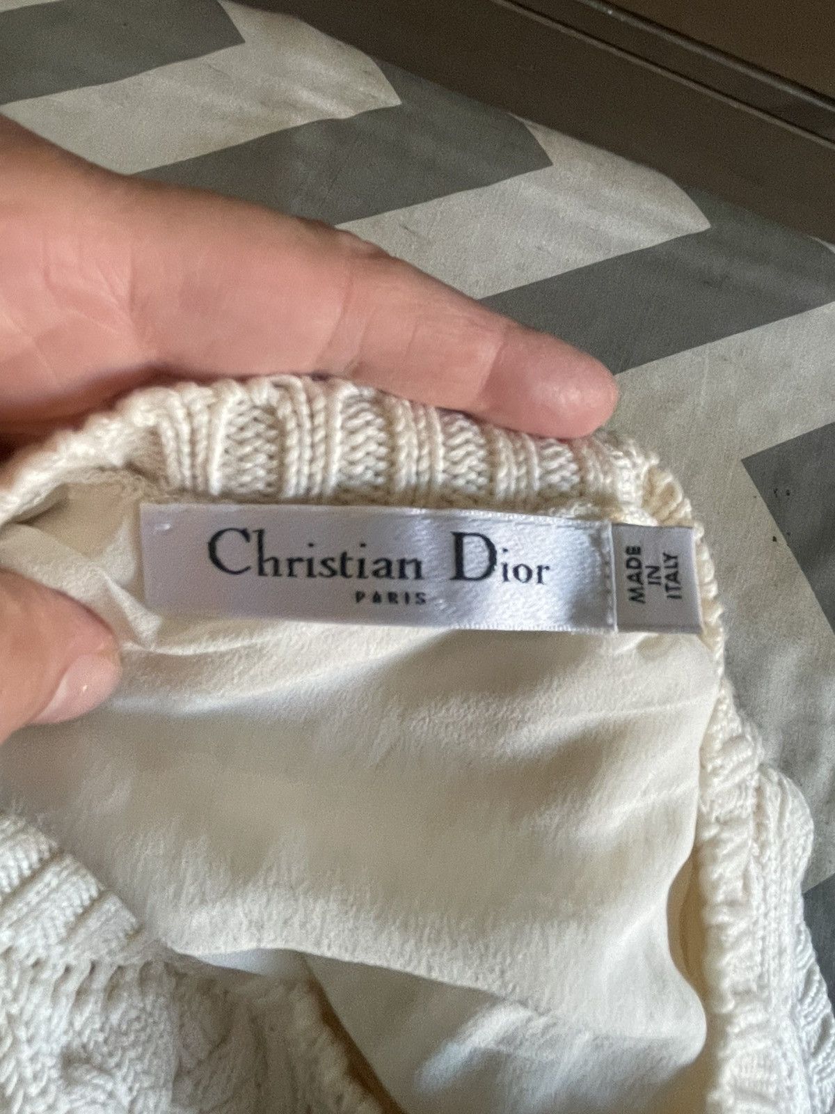 Dior CHRISTIAN DIOR sweater wool and silk Size XS / US 0-2 / IT 36-38 - 5 Thumbnail