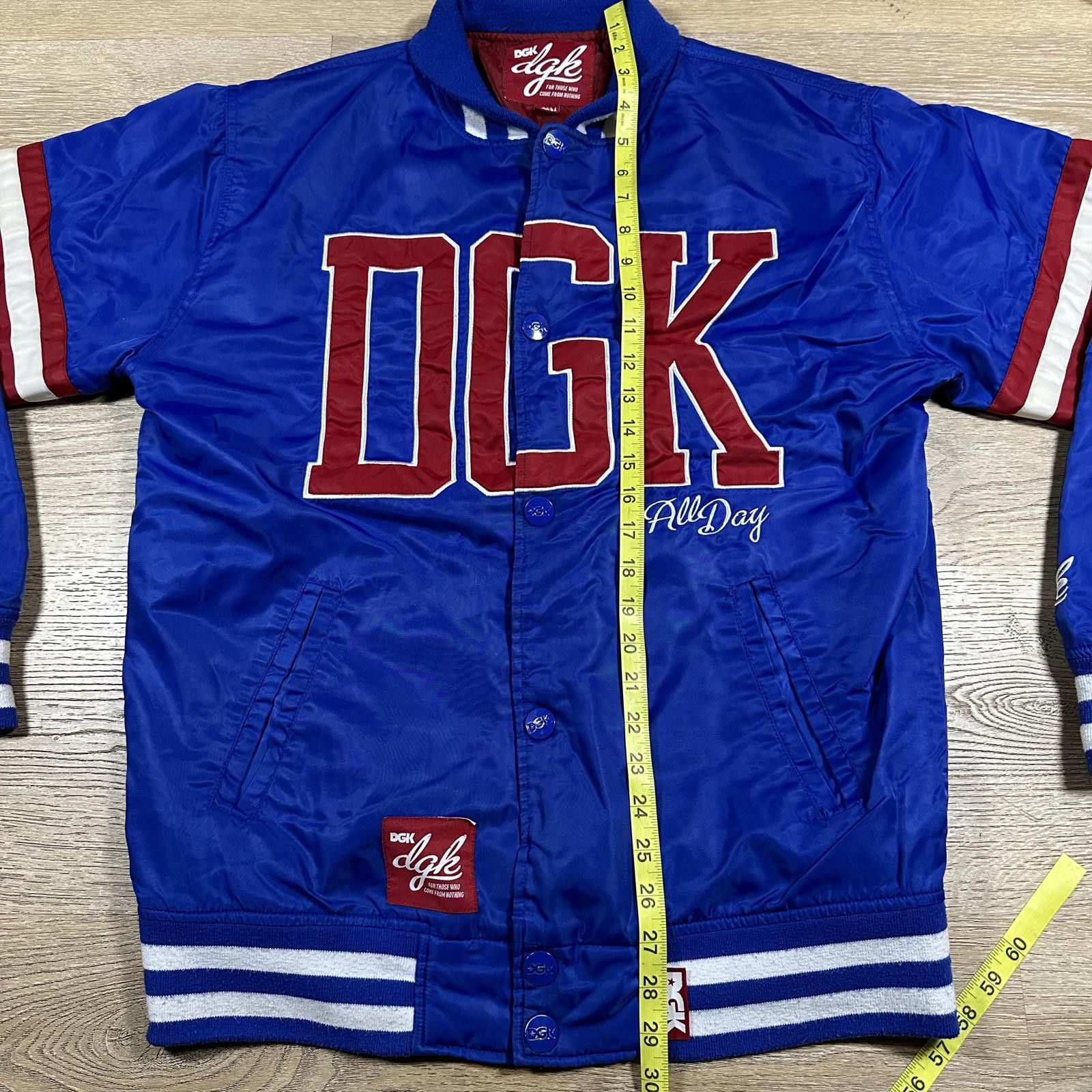 DGK DGK Mens Varsity Jacket Regular Blue Vintage Style Size US M / EU 48-50 / 2 - 12 Thumbnail