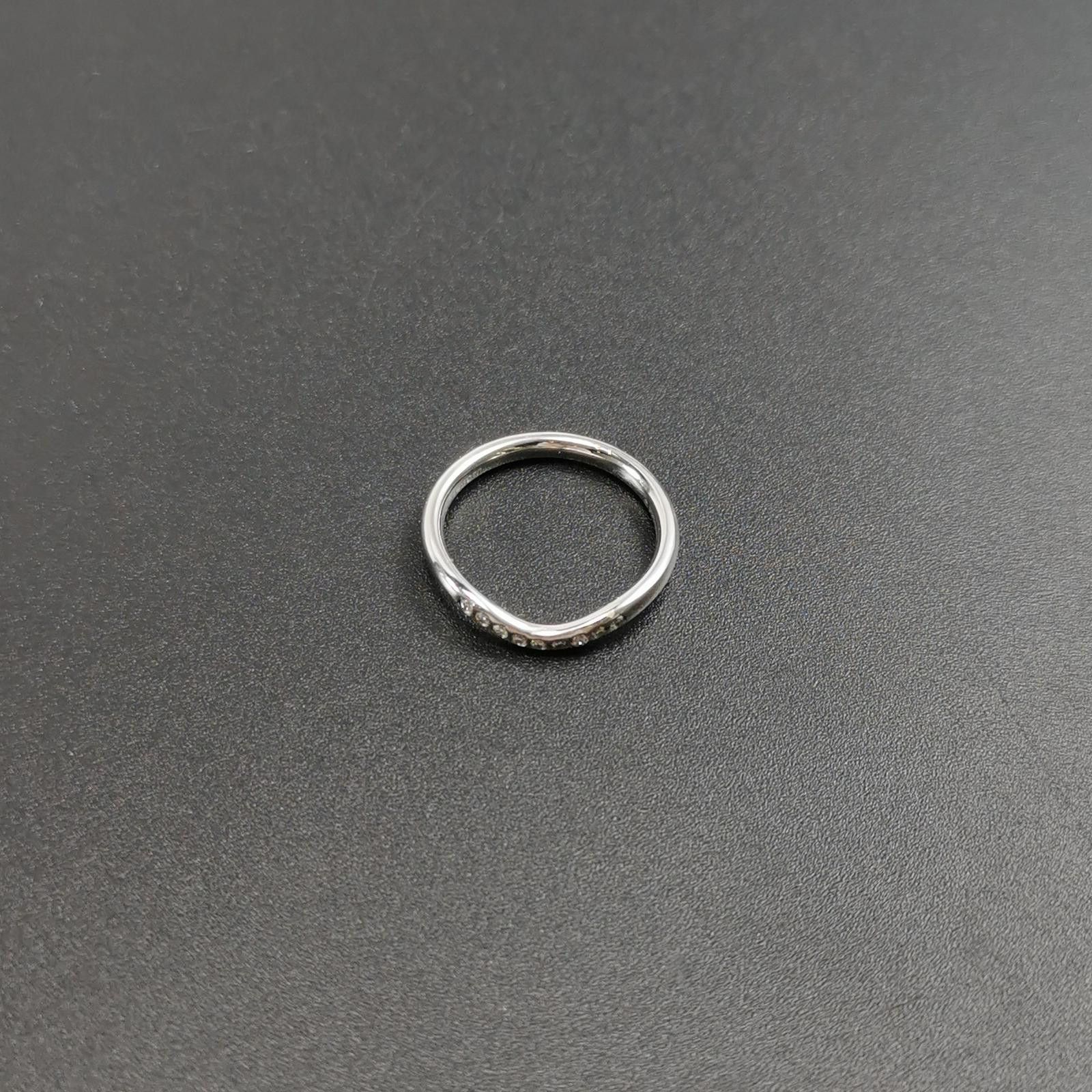 Tiffany & Co. Tiffany & Co. Elsa Peretti Platinum PT950 Diamond Ring Size Size ONE SIZE - 7 Thumbnail