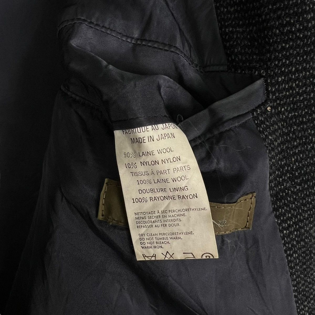 Yohji Yamamoto 🔥VTG 80’s Y’S FOR MEN WOOL JACKET CARDIGAN SLEEVE Size US S / EU 44-46 / 1 - 16 Thumbnail