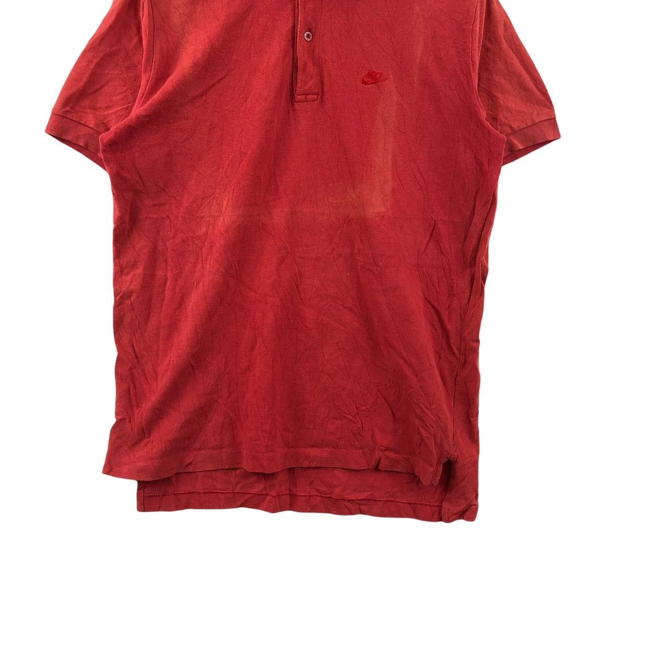 Nike Vintage 80’ NIKE Natural Sun Faded Red Polo Tee Shirt Size US L / EU 52-54 / 3 - 4 Thumbnail