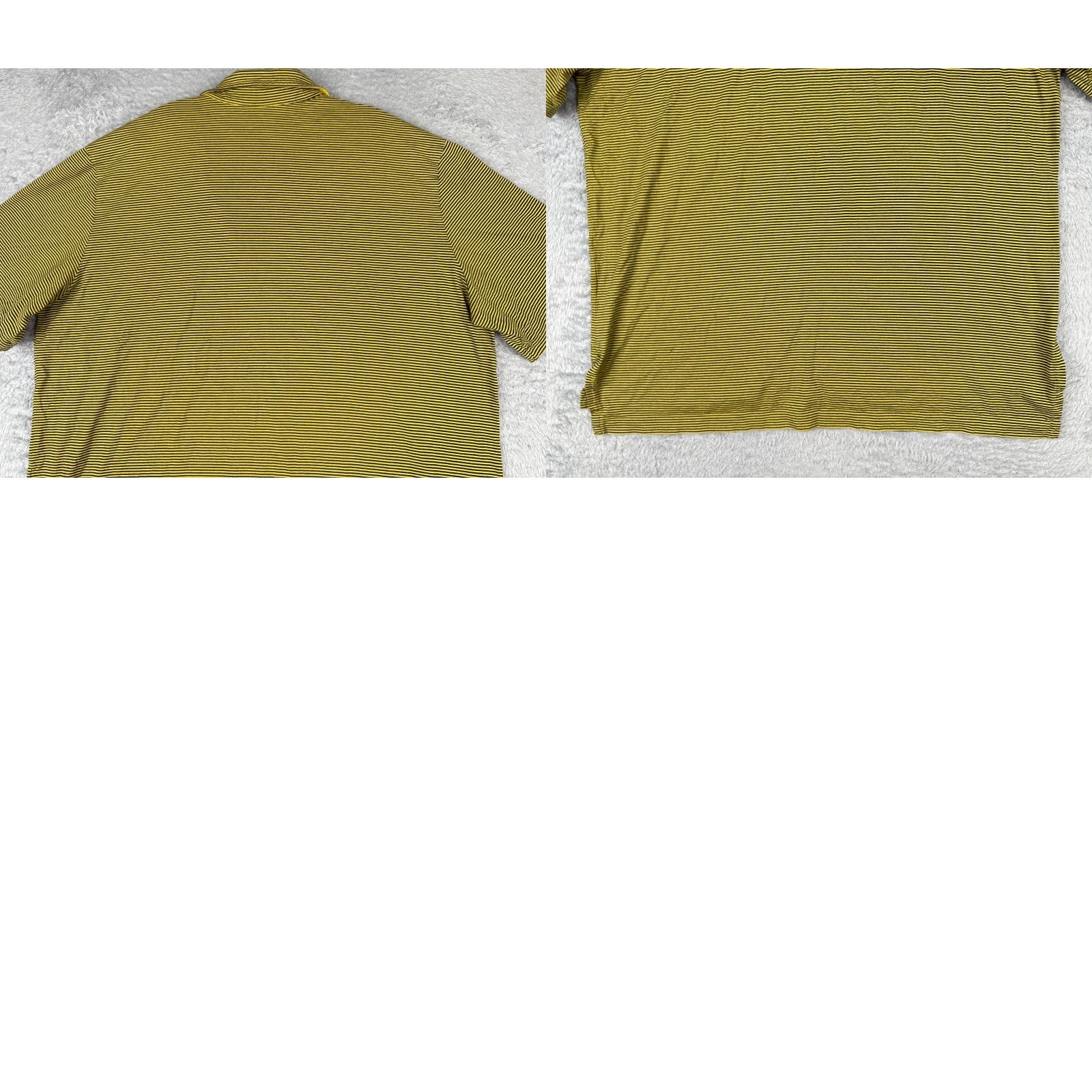 Vintage VINTAGE Polo Golf Shirt Men 2XL Yellow Black Stripe Polo Shirt Size US XXL / EU 58 / 5 - 9 Thumbnail