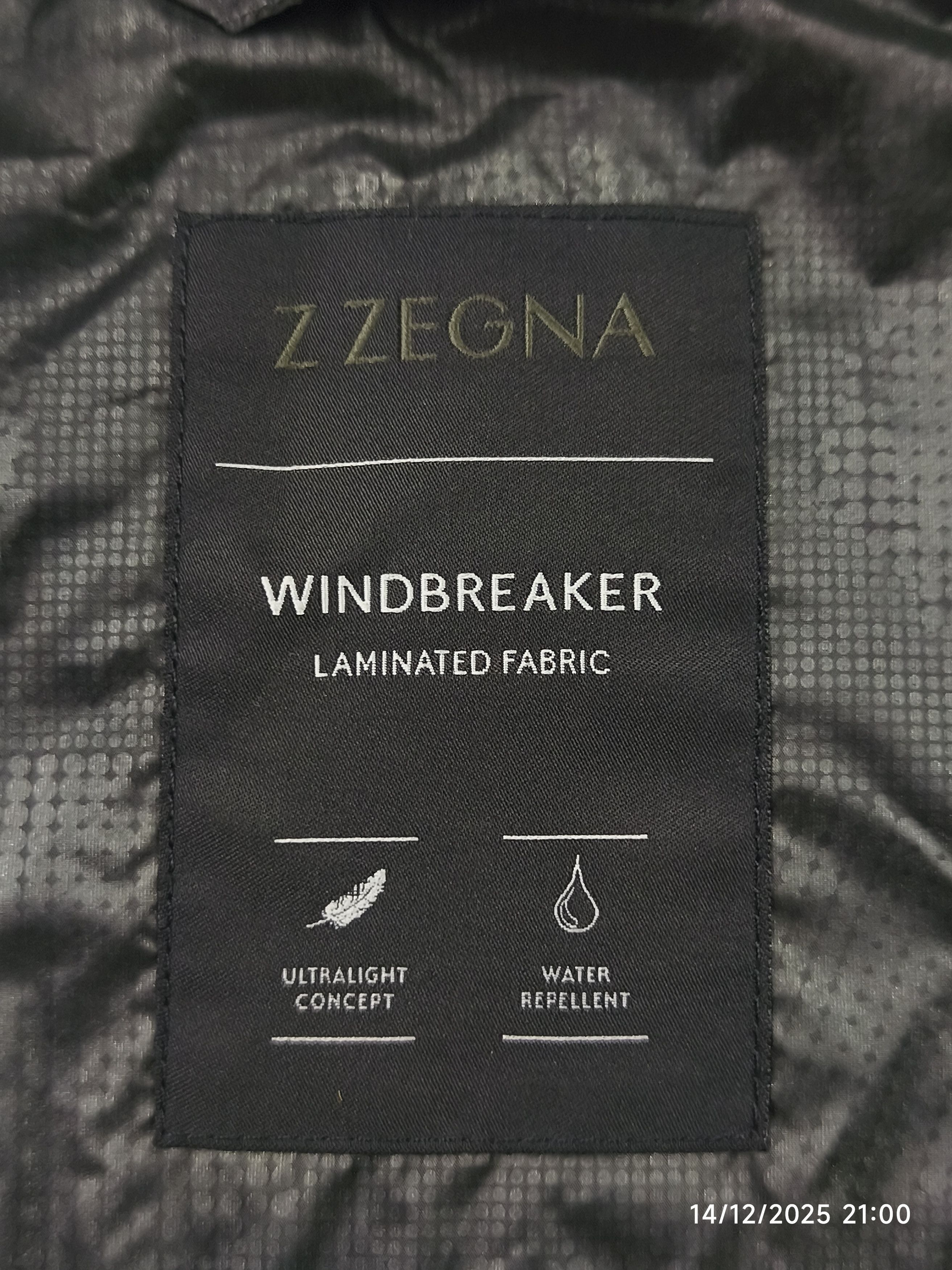 Z Zegna Z Zegna Windbreaker Laminated Fabric Jacket Size US M / EU 48-50 / 2 - 7 Thumbnail