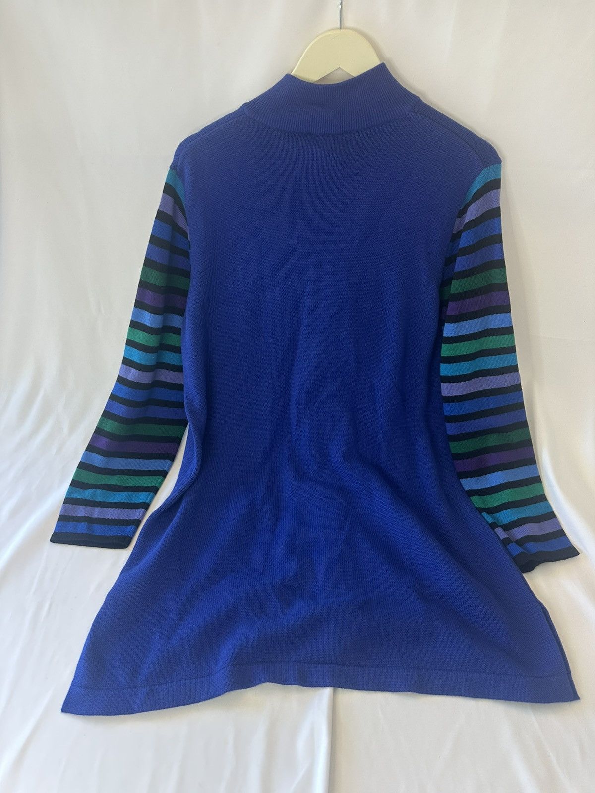 Bob Mackie Bob Mackie Wearable Art Color Sleeve Long Duster Cardigan Size L / US 10 / IT 46 - 2 Thumbnail