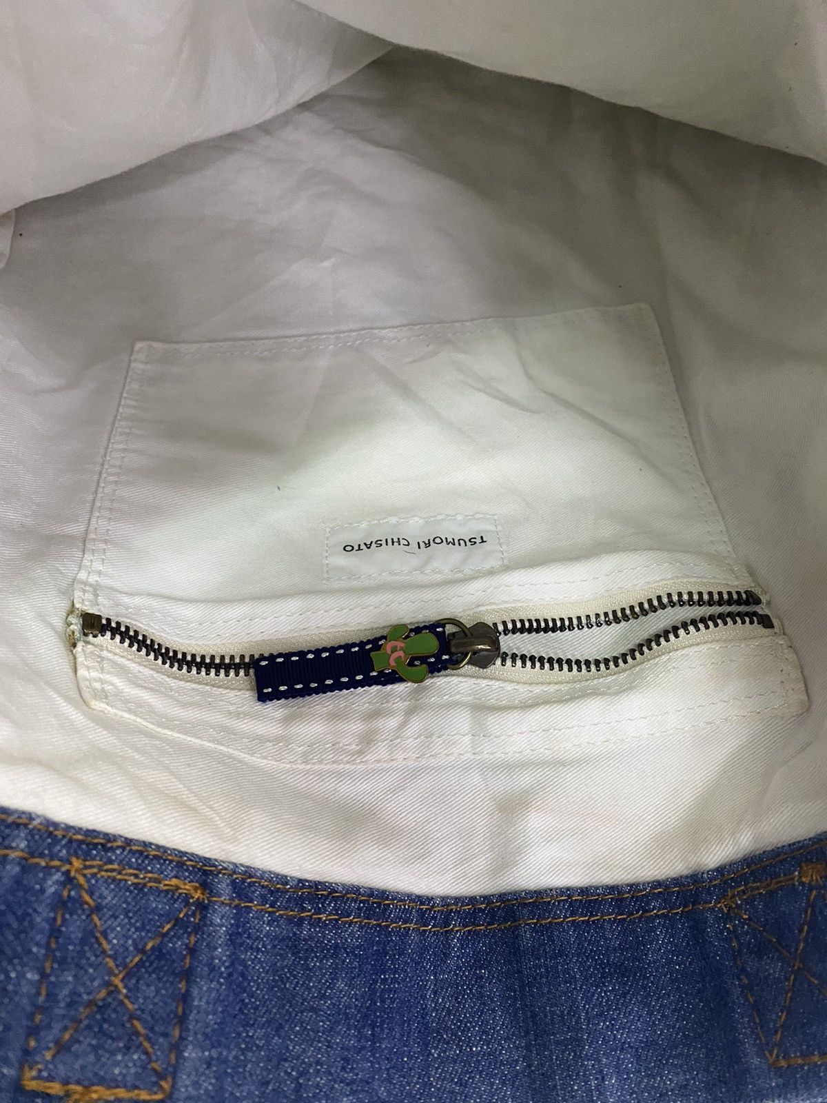 Issey Miyake × Tsumori Chisato Tsumori Chisato Issey Miyaki Denim Tote Bag Size ONE SIZE - 10 Thumbnail