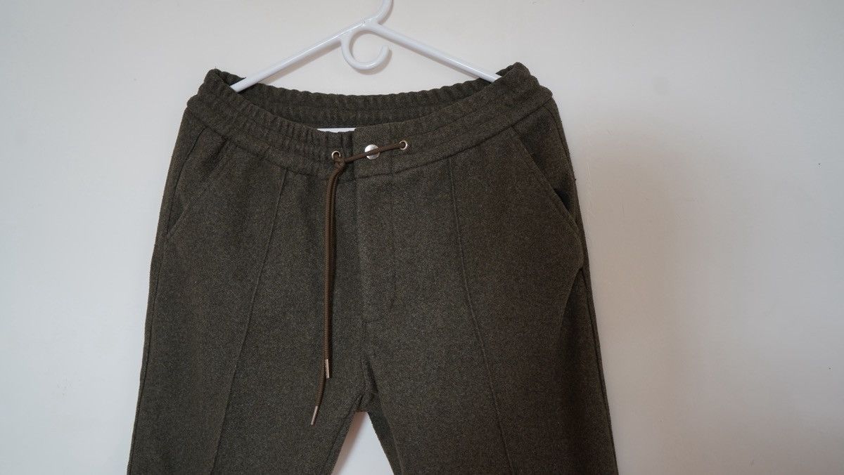 Richie Le Collection Dark Gray Richie Le Collection Pleated Wool Pants Size US 32 / EU 48 - 3 Thumbnail