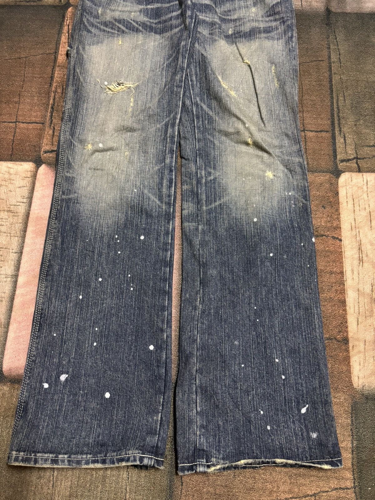 Edwin distressed semi flare edwin 503 blue trip Size US 30 / EU 46 - 19 Thumbnail