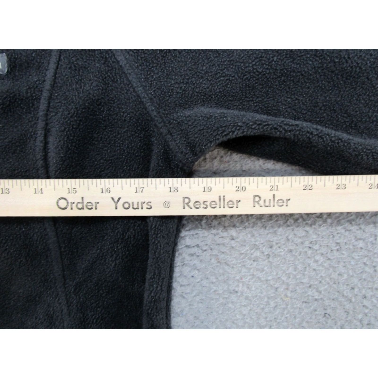 Vintage Columbia Full Zip Black Fleece Jacket Women’s Large Outdoor Hiking Camping Shirt Size L / US 10 / IT 46 - 6 Thumbnail