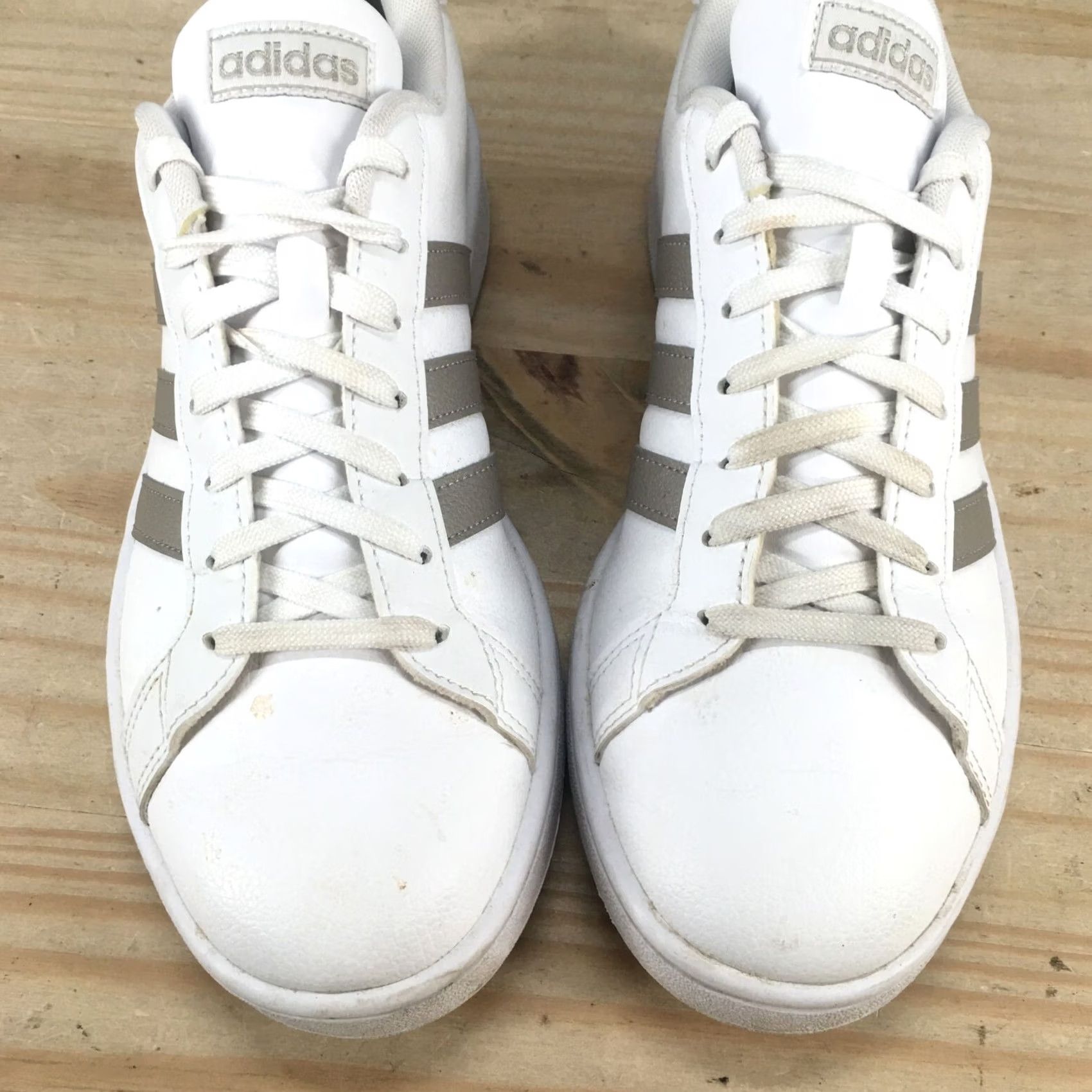 Adidas Adidas Sneaker Men 8.5 White Grand Court Lace Up Round Toe Casual Comfort F36485 Size US 9 / EU 42 - 7 Thumbnail