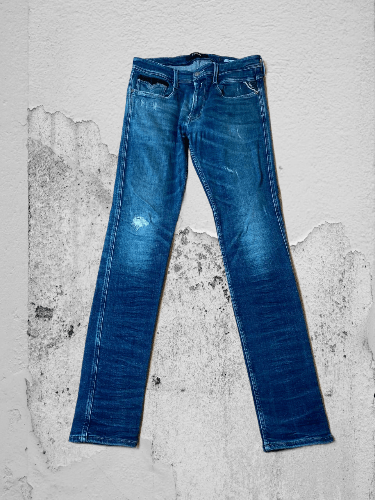 Replay × Vintage Vintage Jeans Washed Denim Japanese Y2K Size US 33 - 1 Thumbnail