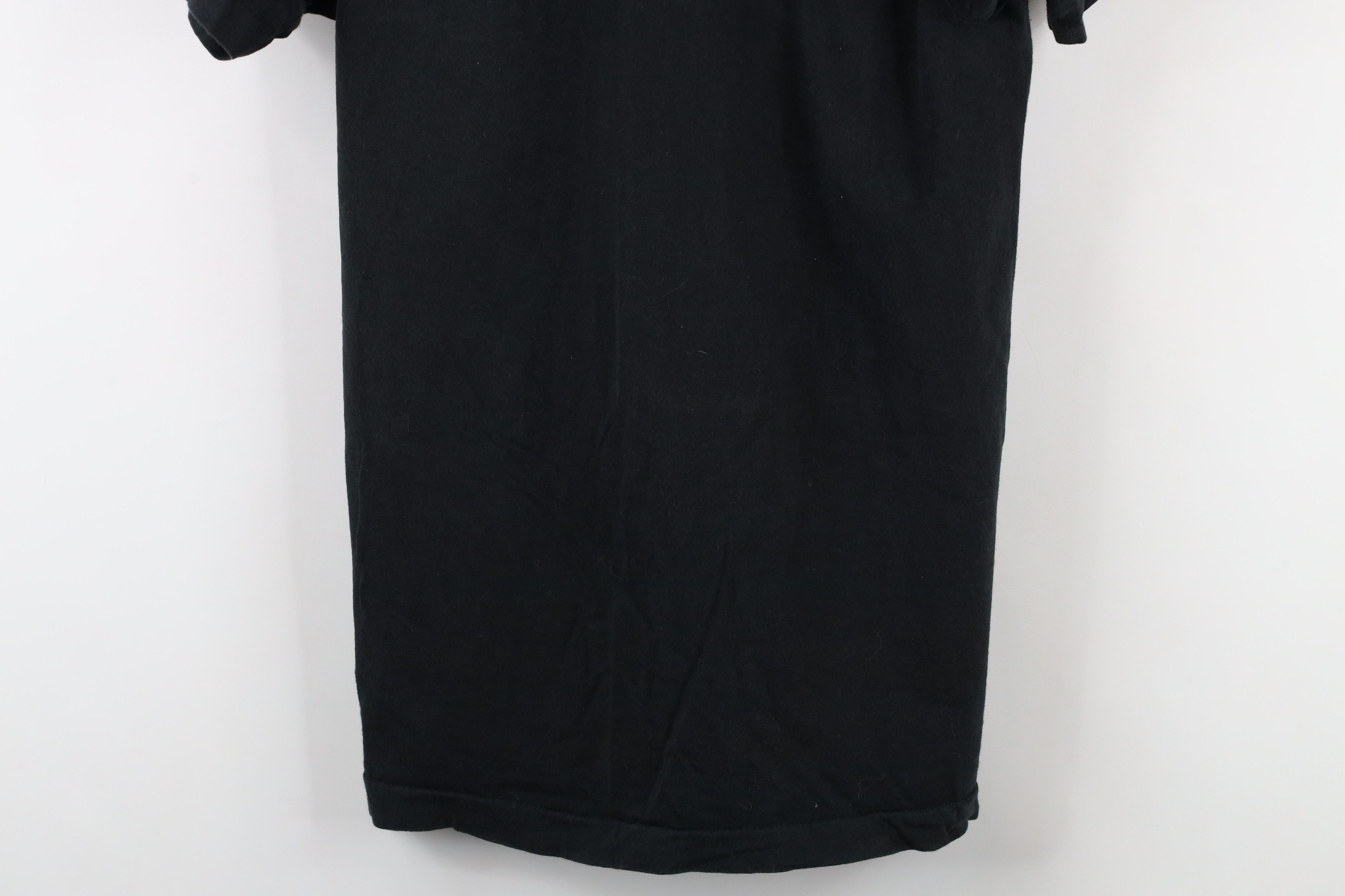 Vintage Vintage 90s Streetwear Blank Cotton Pocket T-Shirt Black USA Size US M / EU 48-50 / 2 - 10 Thumbnail