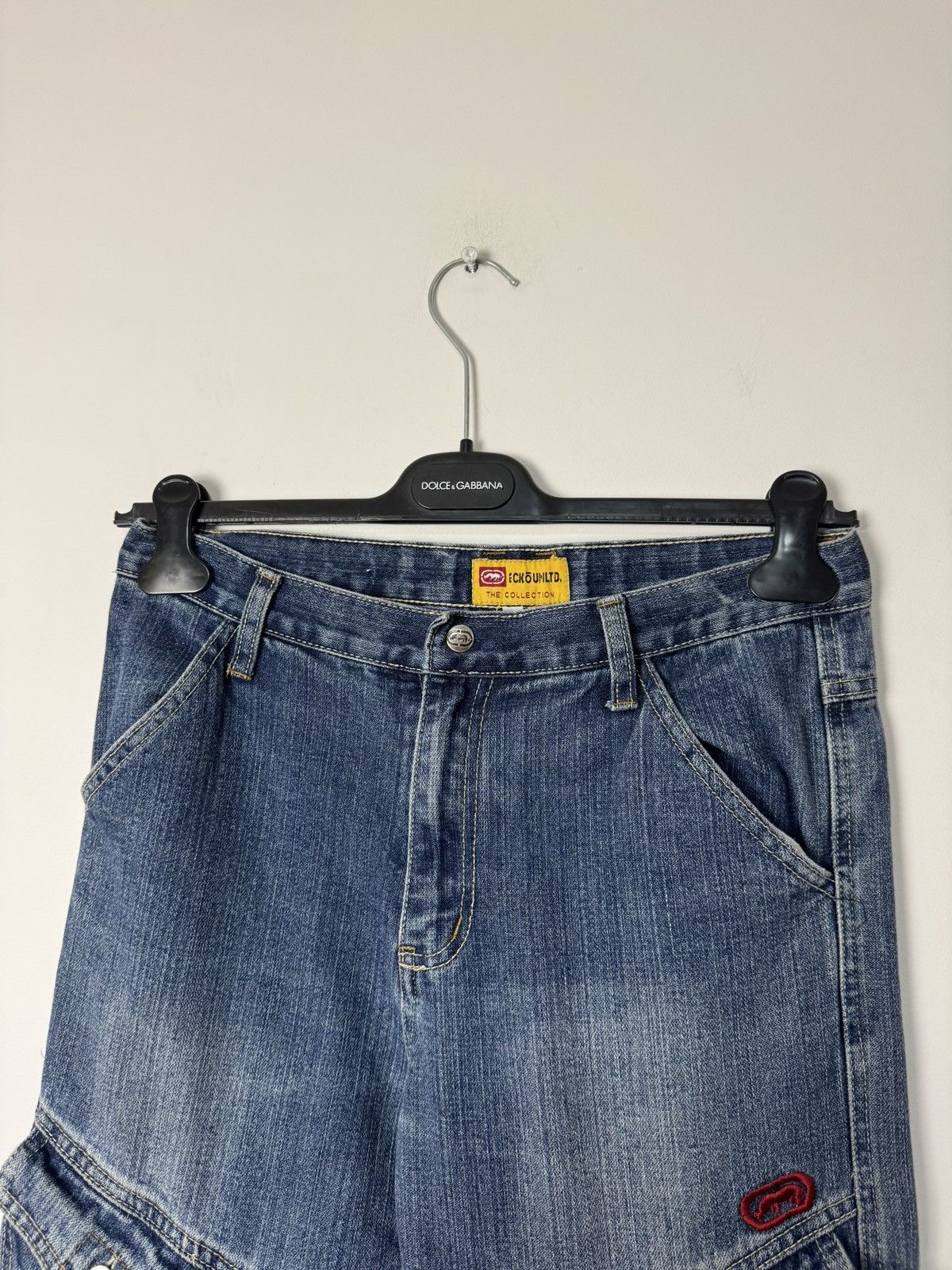 Ecko Unltd. Vintage Ecko Unltd Denim Cargo Jeans Y2K streetwear Style Size US 30 / EU 46 - 6 Thumbnail