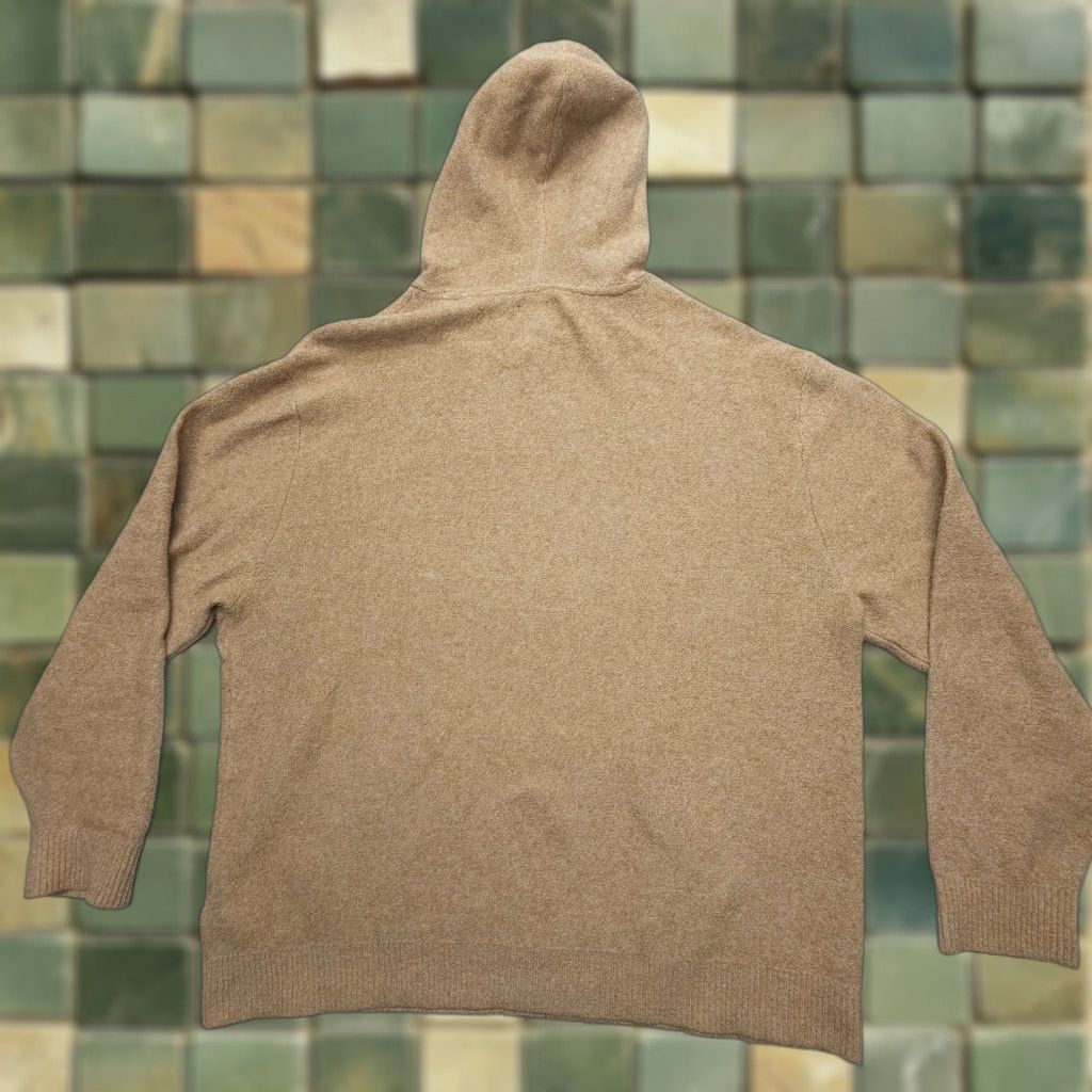 Abercrombie & Fitch Abercrombie & Fitch Hoodie Mens XL Tan Fleece Logo Moose Relaxed Pullover Baggy Vintage? Size US XL / EU 56 / 4 - 1 Thumbnail
