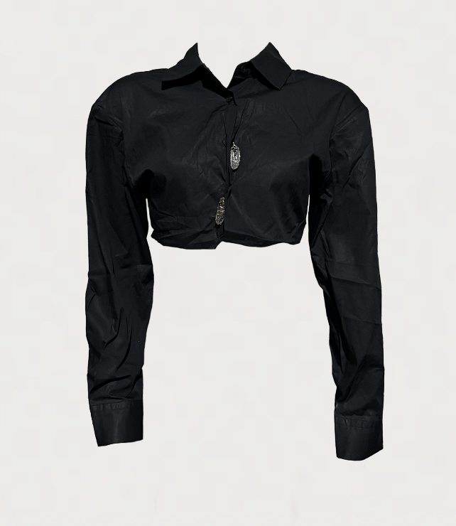 Christopher Esber Cropped Floating Quart Shirt Size XS / US 0-2 / IT 36-38 - 1 Thumbnail