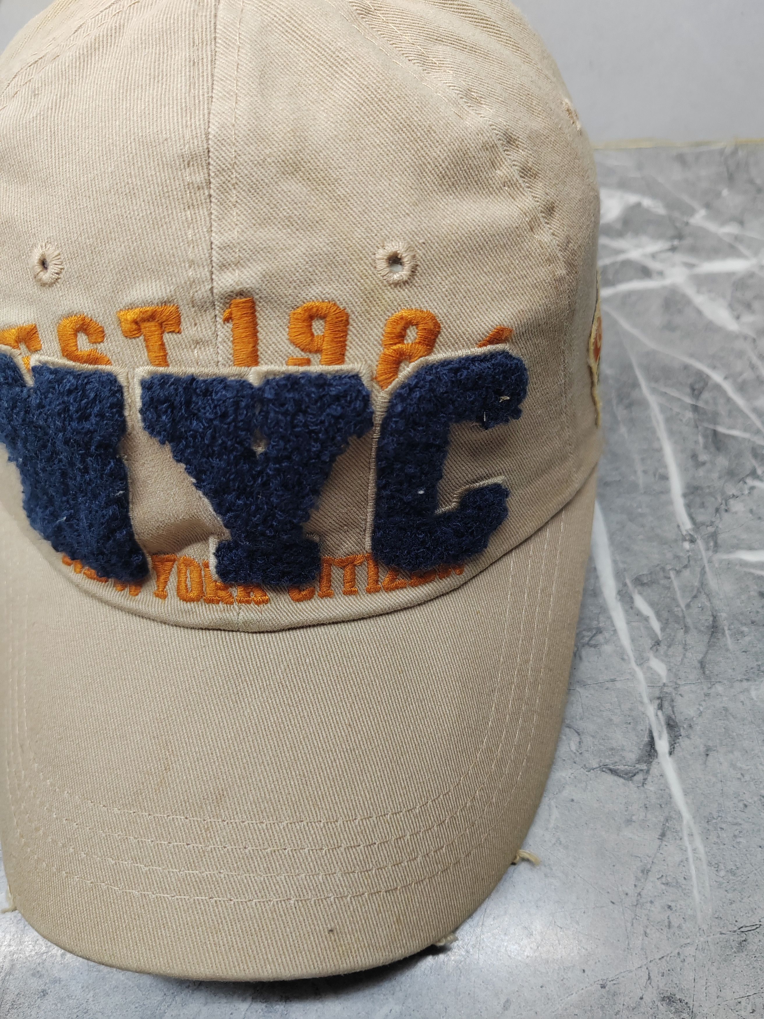 Vintage Vintage NYC Distressed Style Cap Hat Size ONE SIZE - 3 Thumbnail