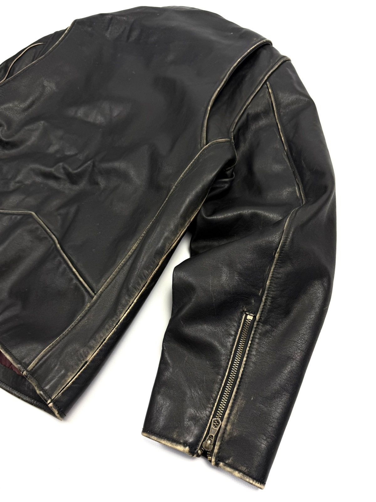 Golden Bear Golden Bear Vintage Lodi Leather Moto Jacket Mission Control Size US L / EU 52-54 / 3 - 16 Thumbnail