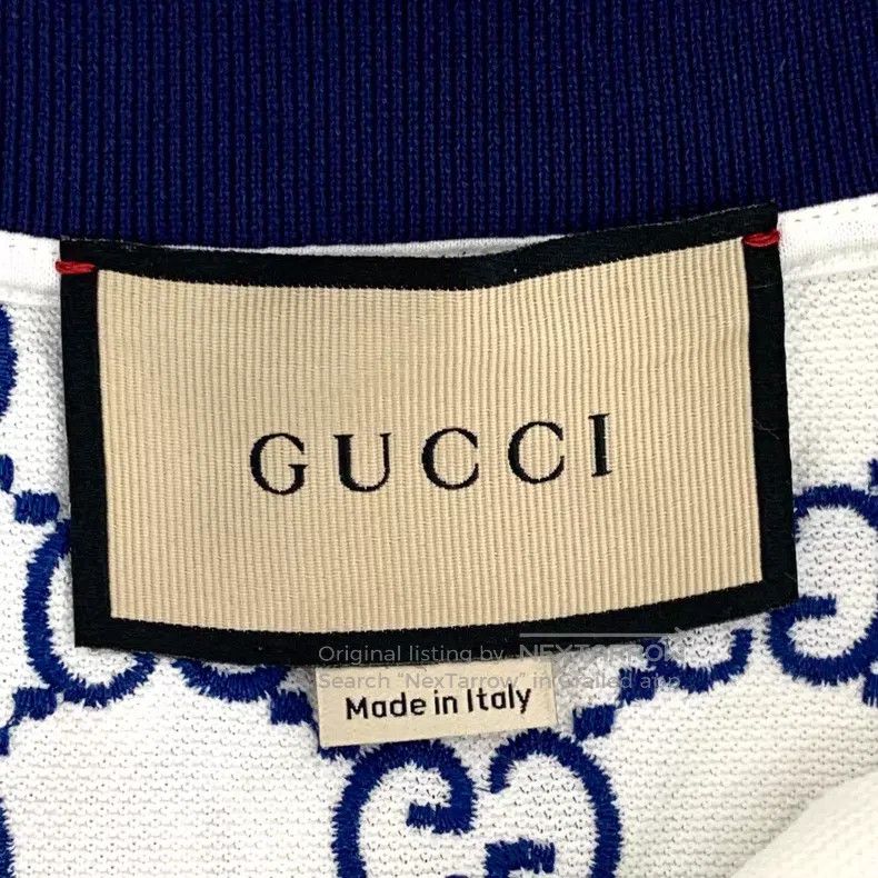 Gucci Gucci 22 Lido color-blocked logo jacquard full-print cotto Size US XXL / EU 58 / 5 - 5 Thumbnail
