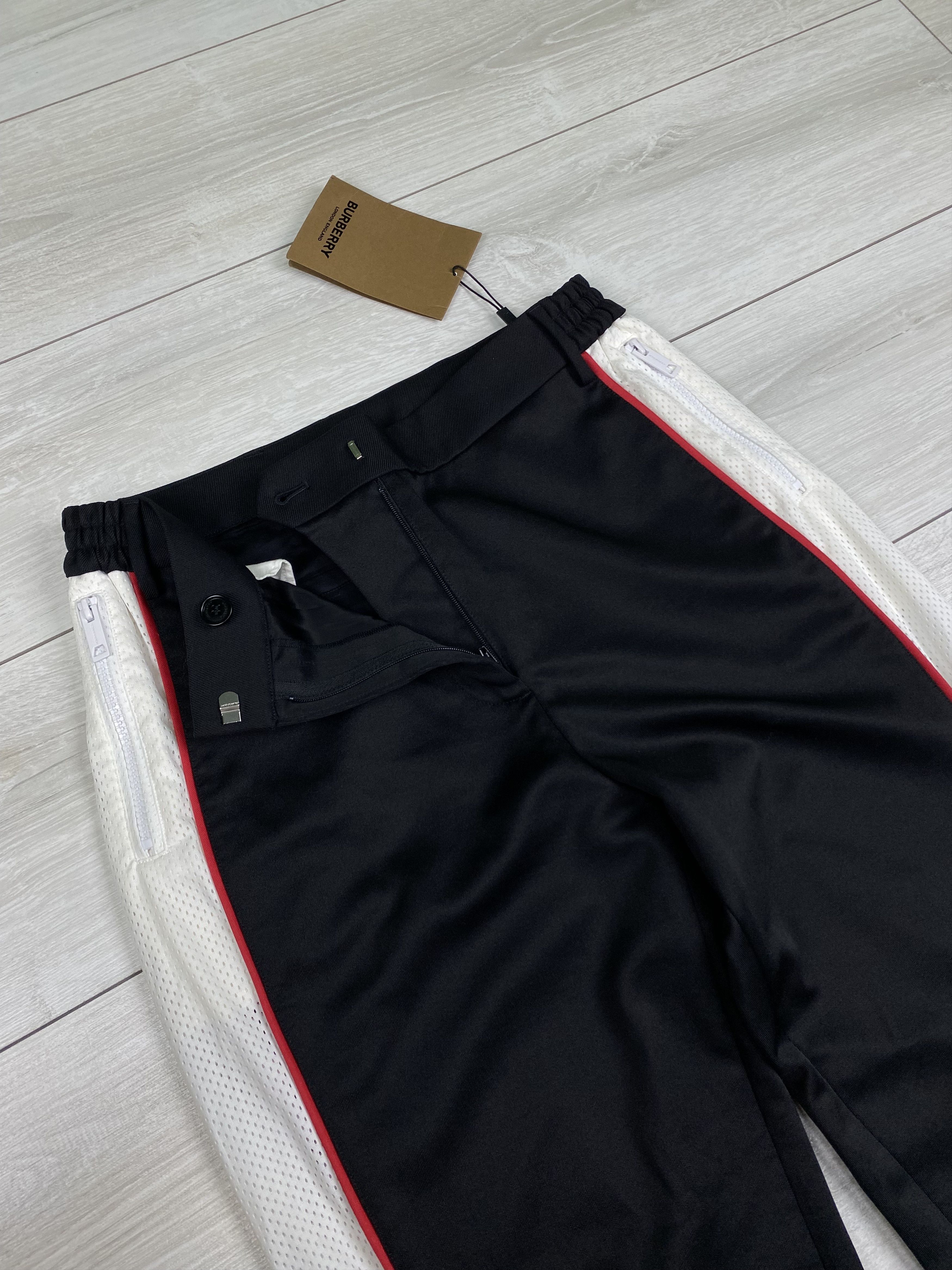 Burberry Burberry Mesh Striped Jersey Tailored Trouser pants Size 27" / US 4 / IT 40 - 5 Thumbnail