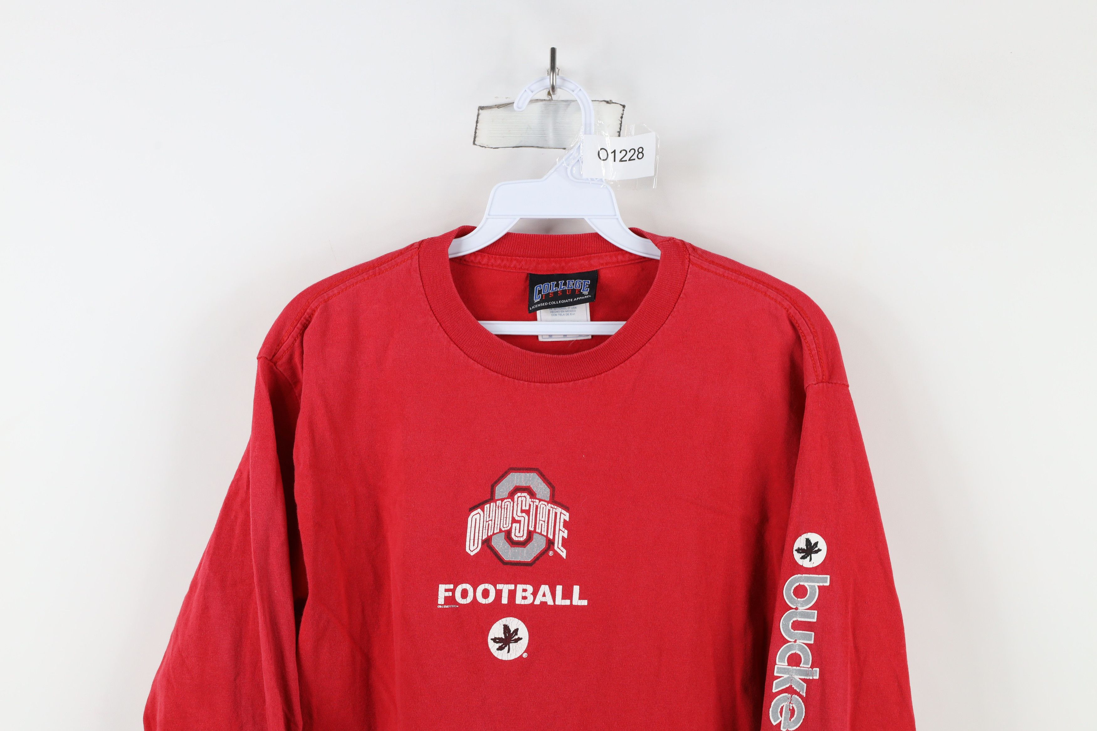 Vintage Vintage Ohio State University Football Long Sleeve T-Shirt Size US M / EU 48-50 / 2 - 2 Thumbnail
