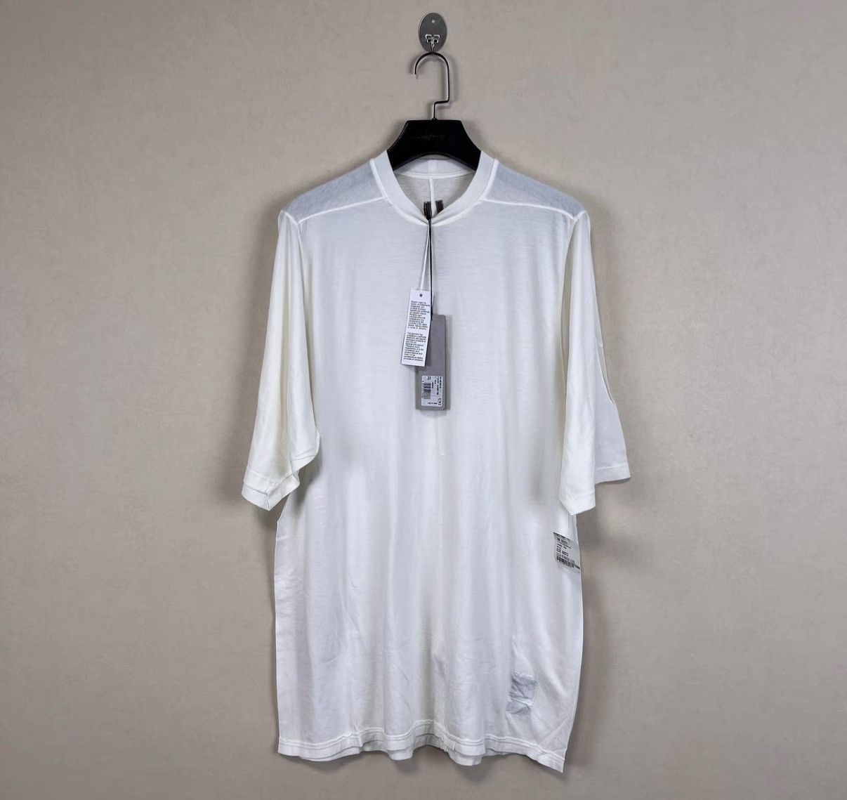 Rick Owens DRKSHDW Classic White Short Sleeve T-Shirt