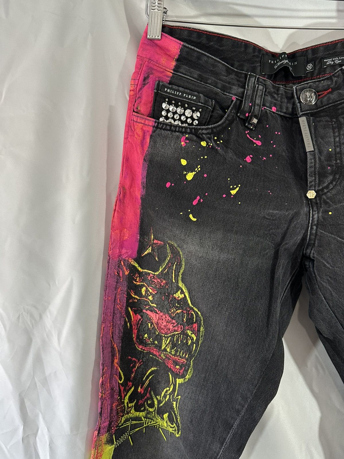 Philipp Plein Philipp Plein Denim Jeans Size US 32 / EU 48 - 5 Thumbnail