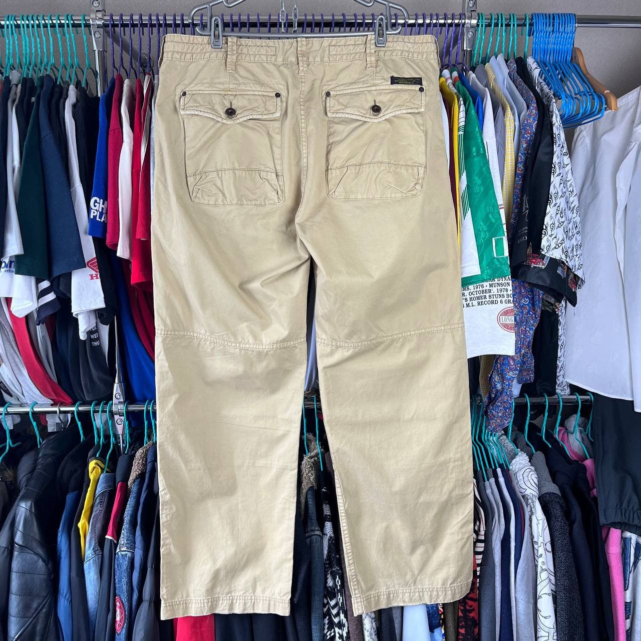 Ralph Lauren × Vintage Vintage Polo Jeans Co. Ralph Lauren Cargo Army Pants Size US 38 / EU 54 - 5 Thumbnail