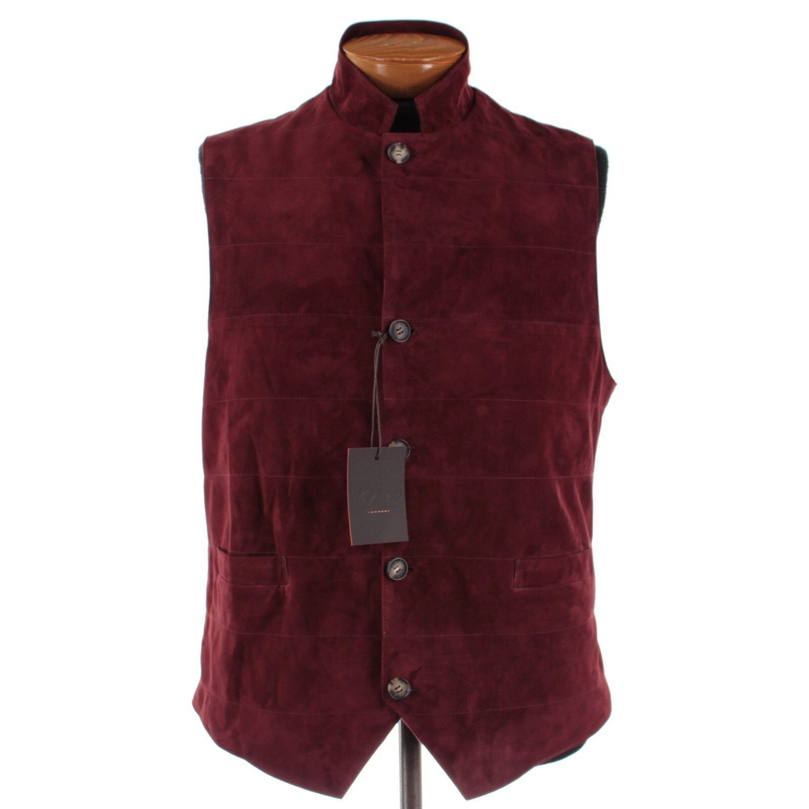 Other Rifugio Vest Size L US In Red Suede Size US L / EU 52-54 / 3 - 1 Thumbnail