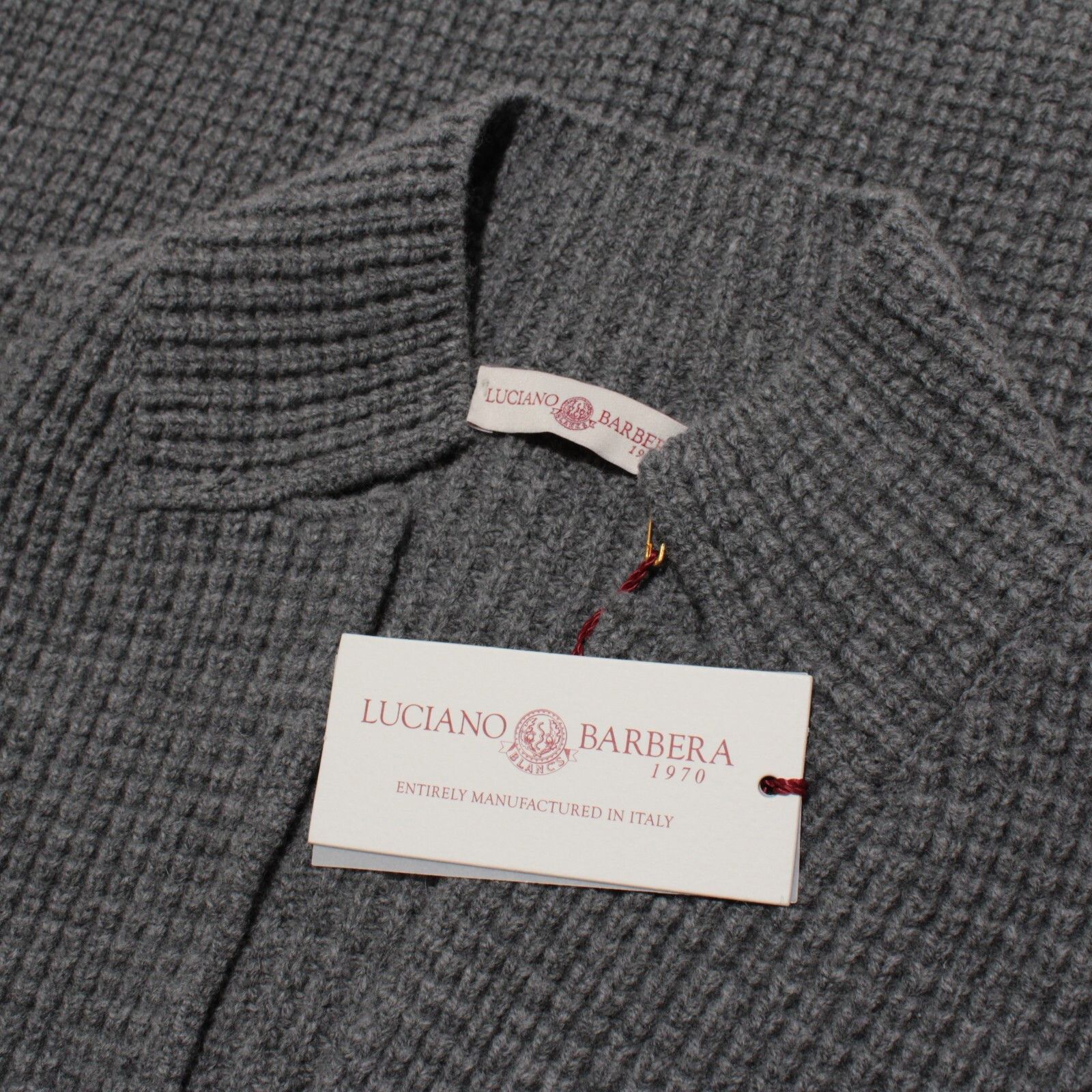 Luciano Barbera Luciano Barbera Sweater Size US M in Gray Size US M / EU 48-50 / 2 - 1 Thumbnail