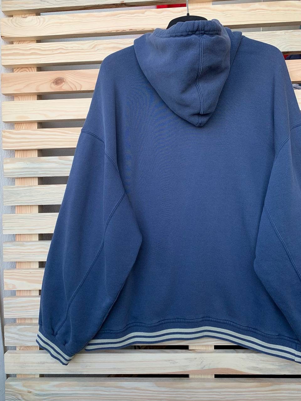 Nike × Vintage Nike Vintage Hoodie Faded Style Y2K Drill Big Logo Size US XL / EU 56 / 4 - 10 Thumbnail