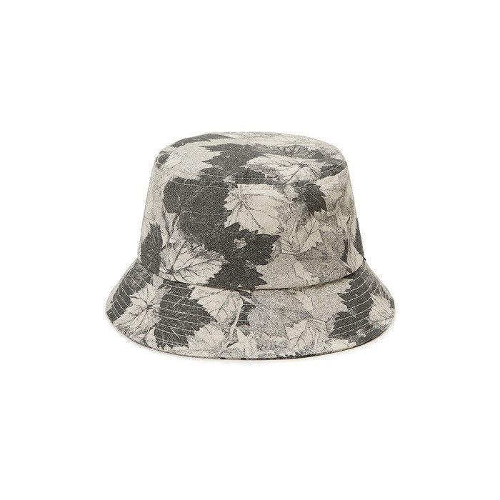Japanese Brand × Snow Peak Rare Snow Peak Charcoal Leaf Pattern Hat Size ONE SIZE - 2 Thumbnail