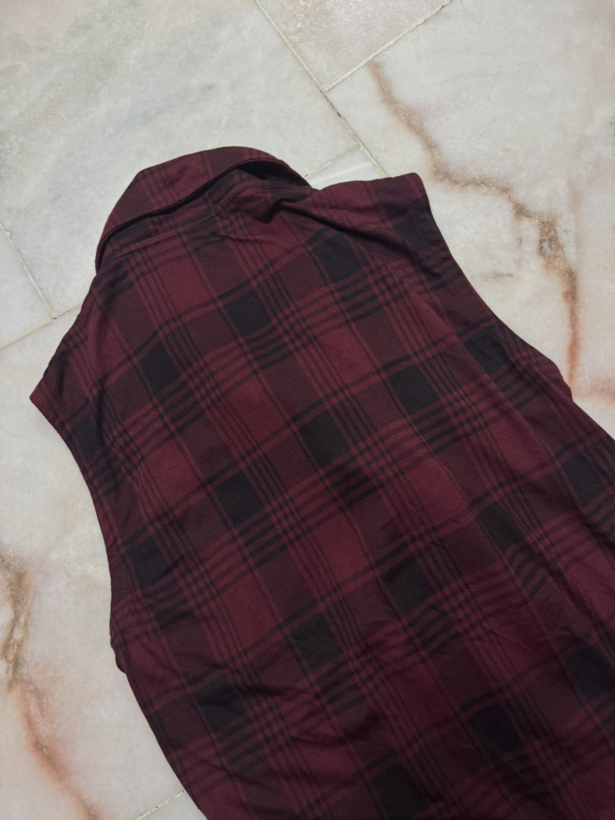 Seditionaries 💥PUNK BEAUMERE CHAIN TANK SLEEVELESS PLAID POEM ZIPPER Size US M / EU 48-50 / 2 - 14 Thumbnail