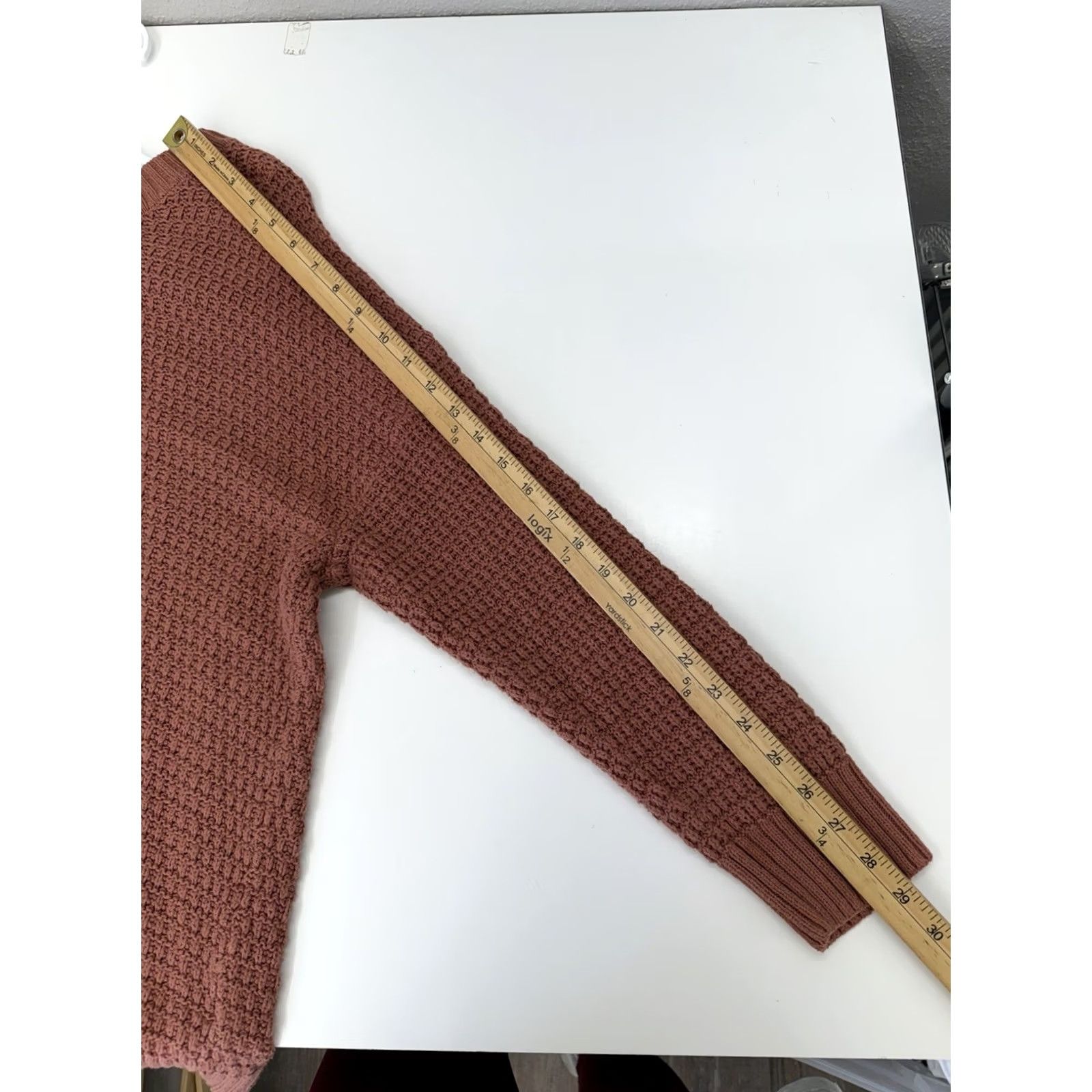 Old Navy Old Navy Sweater Women's 2X Knit Orange Long Sleeve Tunic Shaped Crew Neck Pullover Casual Knitwear Size XXL / US 16-18 / IT 52-54 - 7 Thumbnail