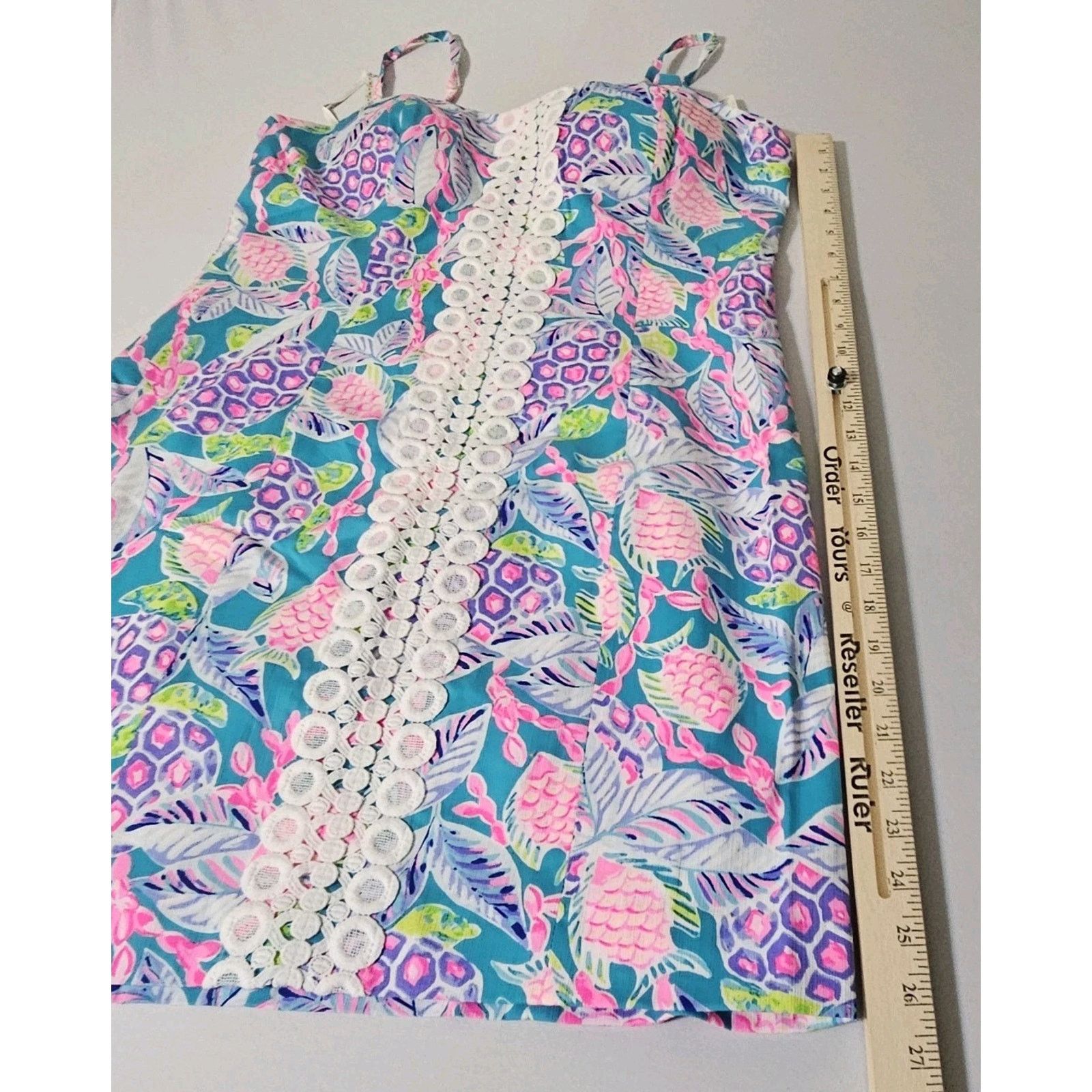 Lilly Pulitzer Lilly Pulitzer Shelli Stretch Dress Pink Floral Womens Sz 8 Size M / US 6-8 / IT 42-44 - 7 Thumbnail