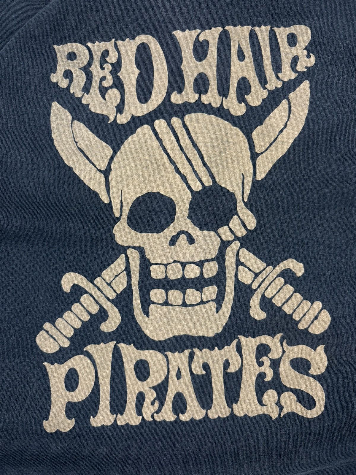 Anime × Japanese Brand × Vintage Vintage 00s One Piece red hair pirates cospa merch faded tee Size US L / EU 52-54 / 3 - 5 Thumbnail