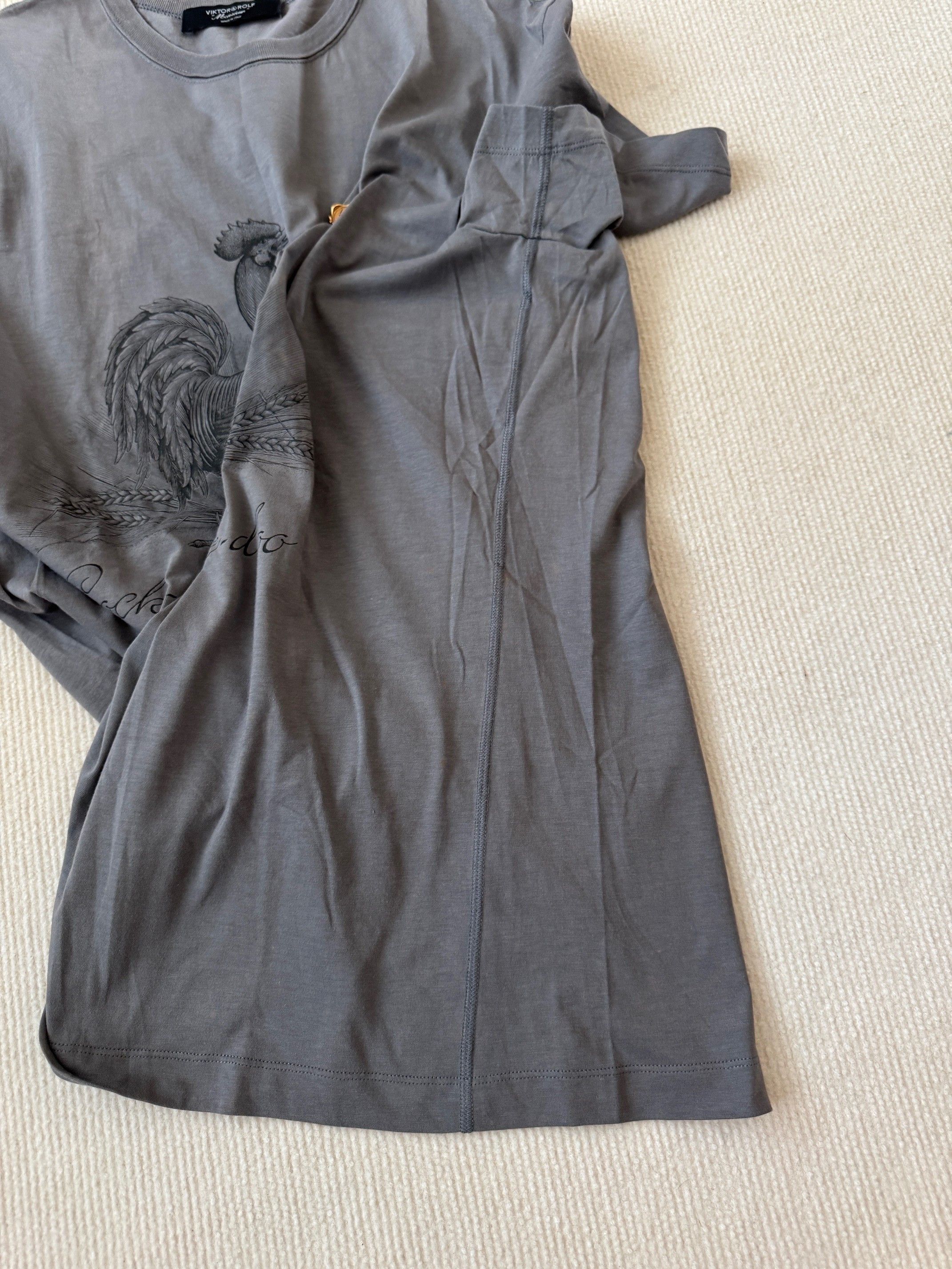 Viktor & Rolf Viktor & Rolf Monsieur Gold Emblem Graphic Print T-Shirt Size US XL / EU 56 / 4 - 5 Thumbnail