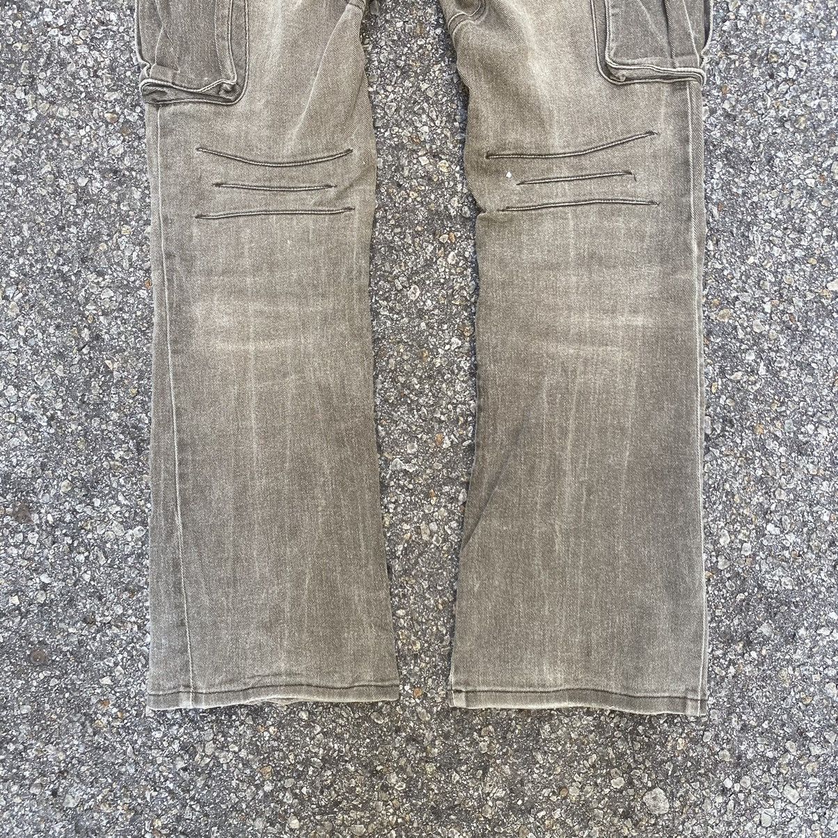 Japanese Brand Flared Cargo Edge Rupert Seditionaries Faded Pants Punk Size US 28 / EU 44 - 11 Thumbnail