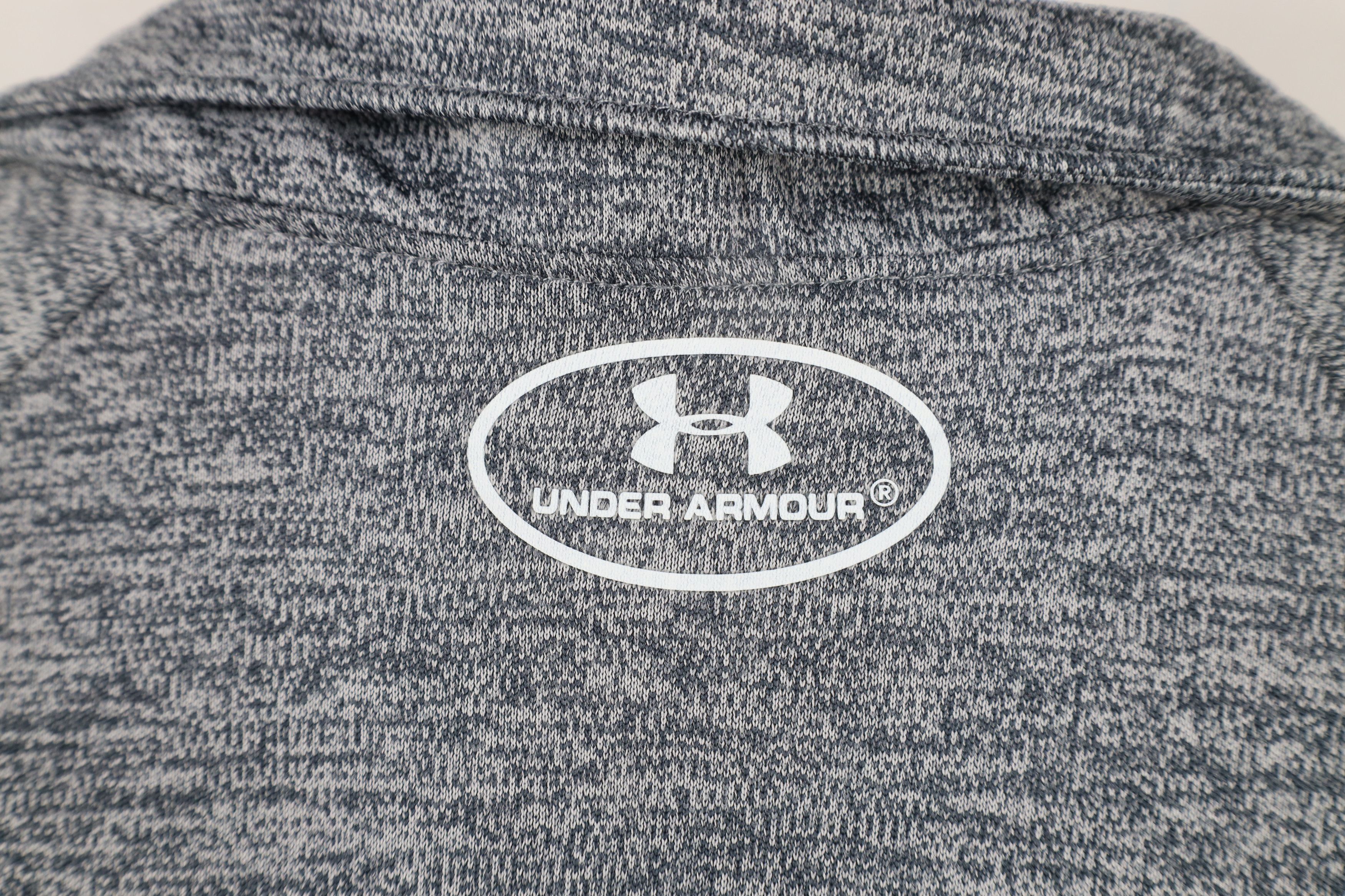 Under Armour × Vintage New Under Armour HeatGear Half Zip Pullover Jacket Top Gray Size L / US 10 / IT 46 - 10 Thumbnail