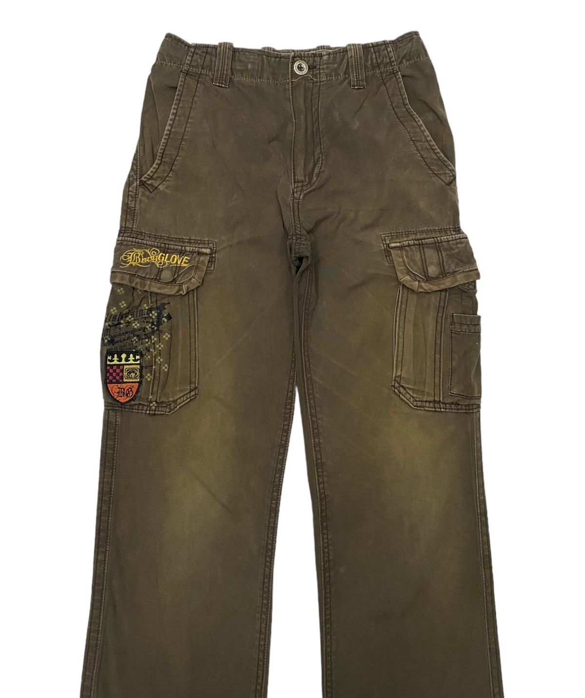 Beauty Beast RARE🔥VINTAGE BODY GLOVE BROWN CARGO PANTS MULTI POCKET Size US 30 / EU 46 - 5 Thumbnail