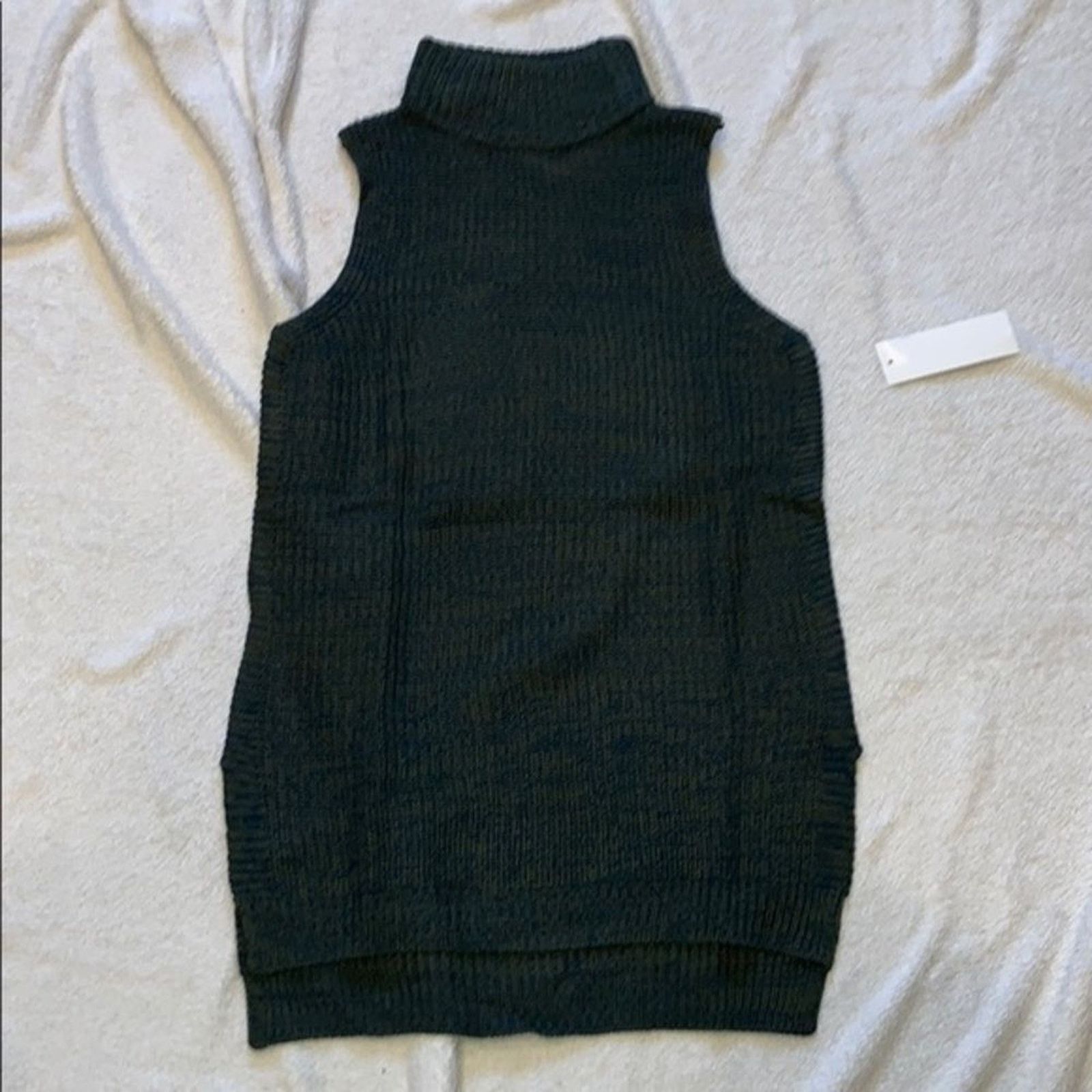 Other Cloud Chaser Green Sleeveless Turtleneck Sweater | Sz M, NWT Size M / US 6-8 / IT 42-44 - 2 Thumbnail